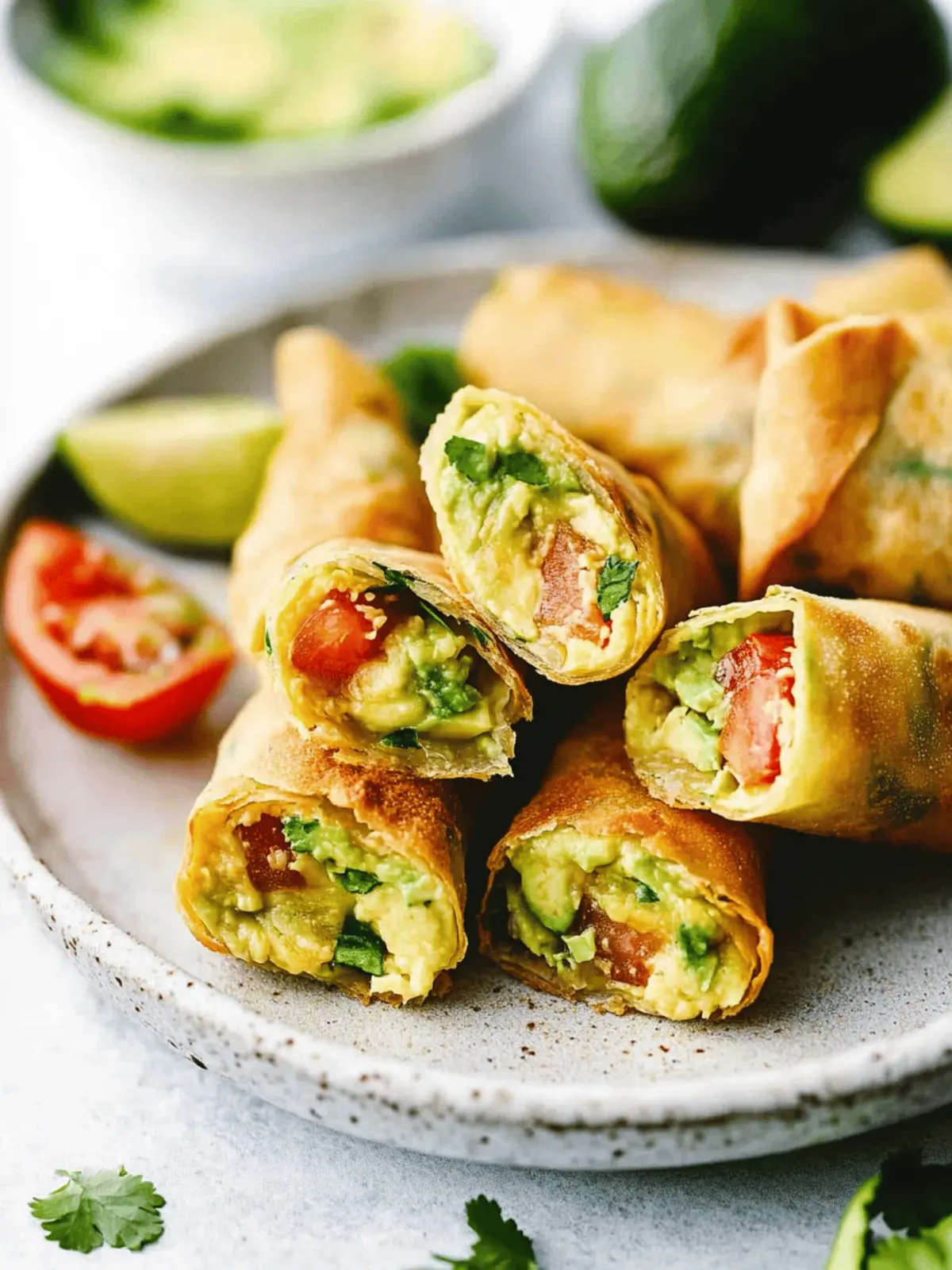 Avocado Egg Rolls