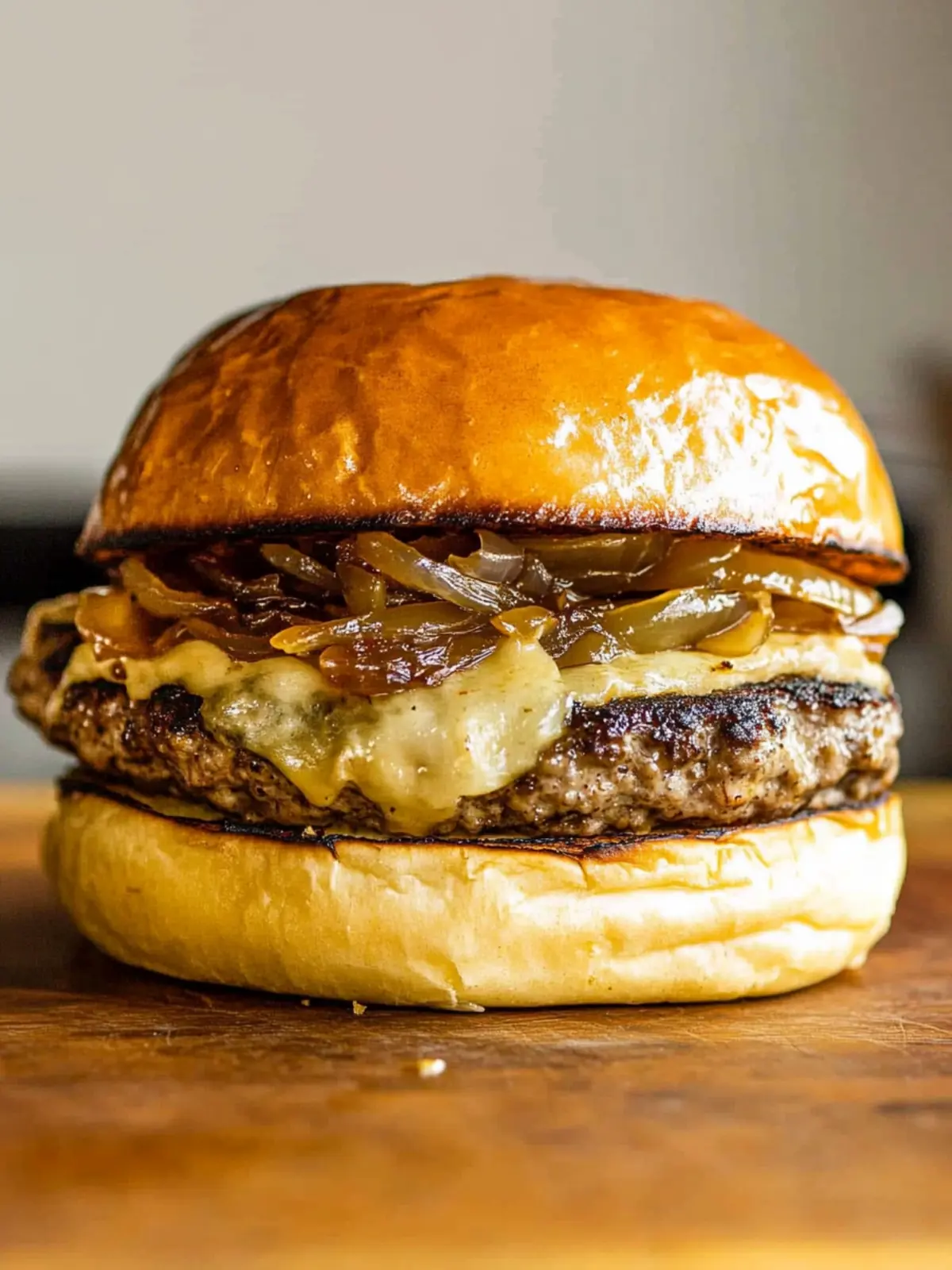 Caramelized Onion Burger