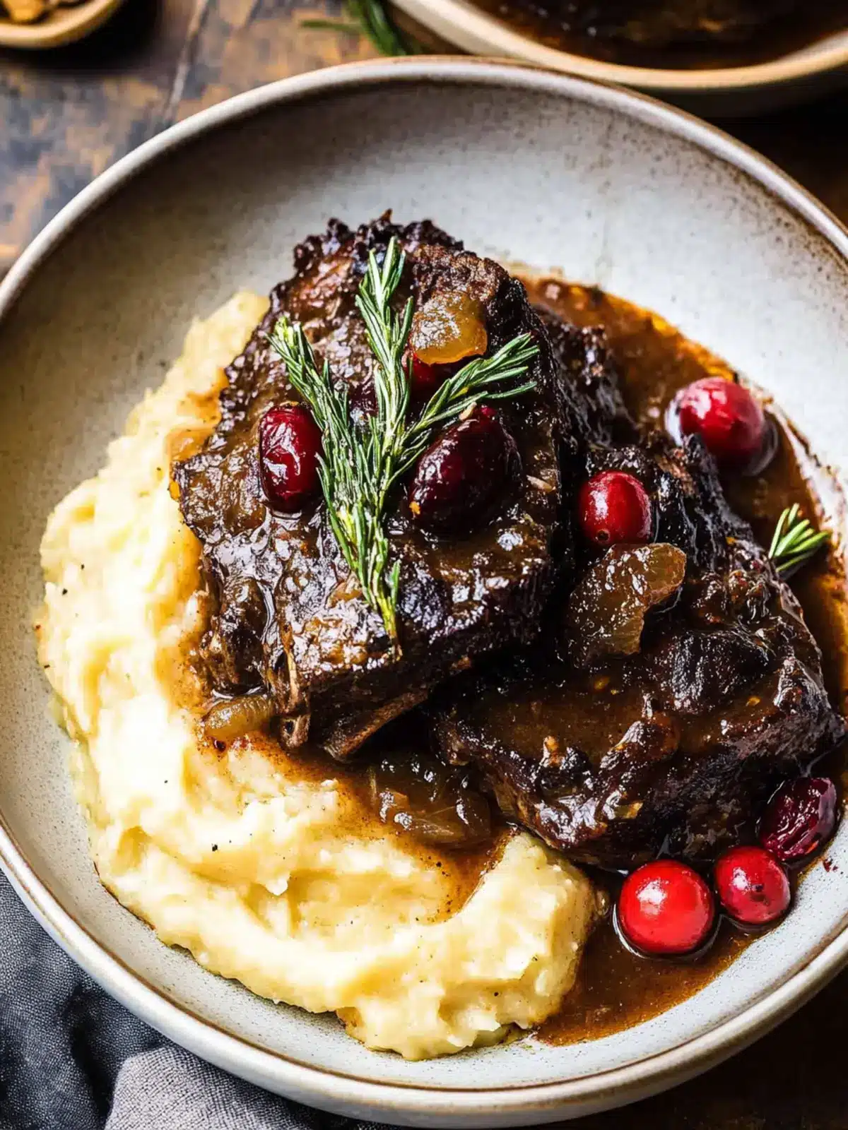 Savory Cranberry Braised Short Ribs for Cozy Nights 2 Cranberry Braised Short Ribs