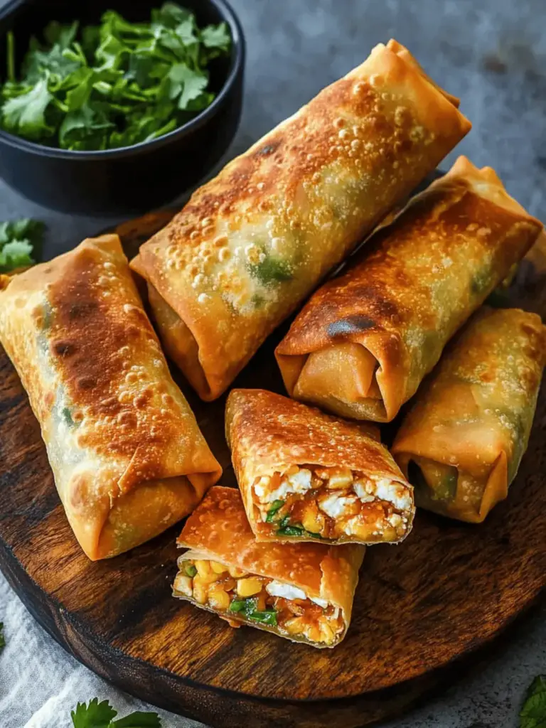 Nacho Egg Rolls