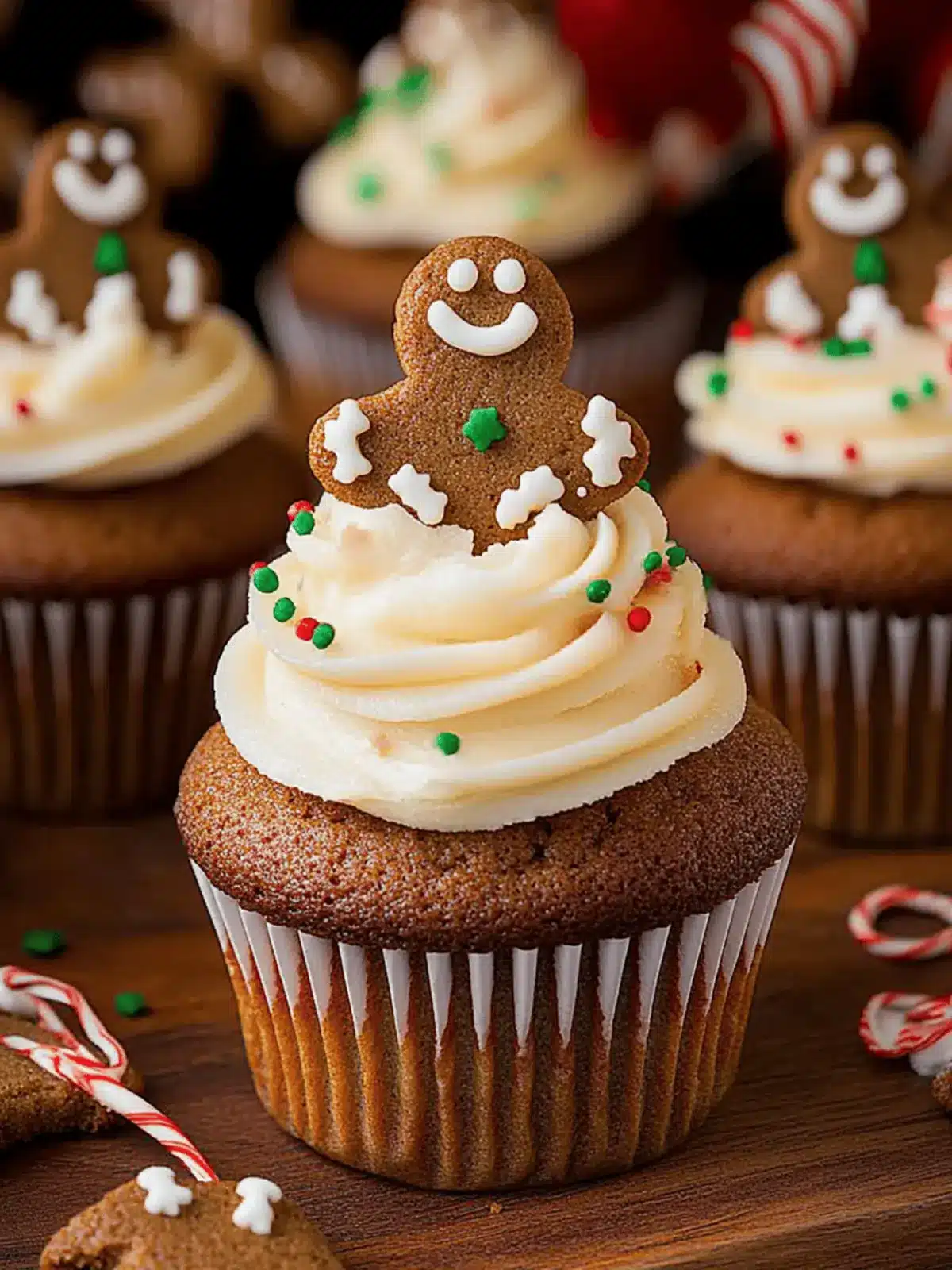 Heavenly Gingerbread Cupcakes with Cream Cheese Frosting 2 Gingerbread Cupcakes {with Cream Cheese Frosting}