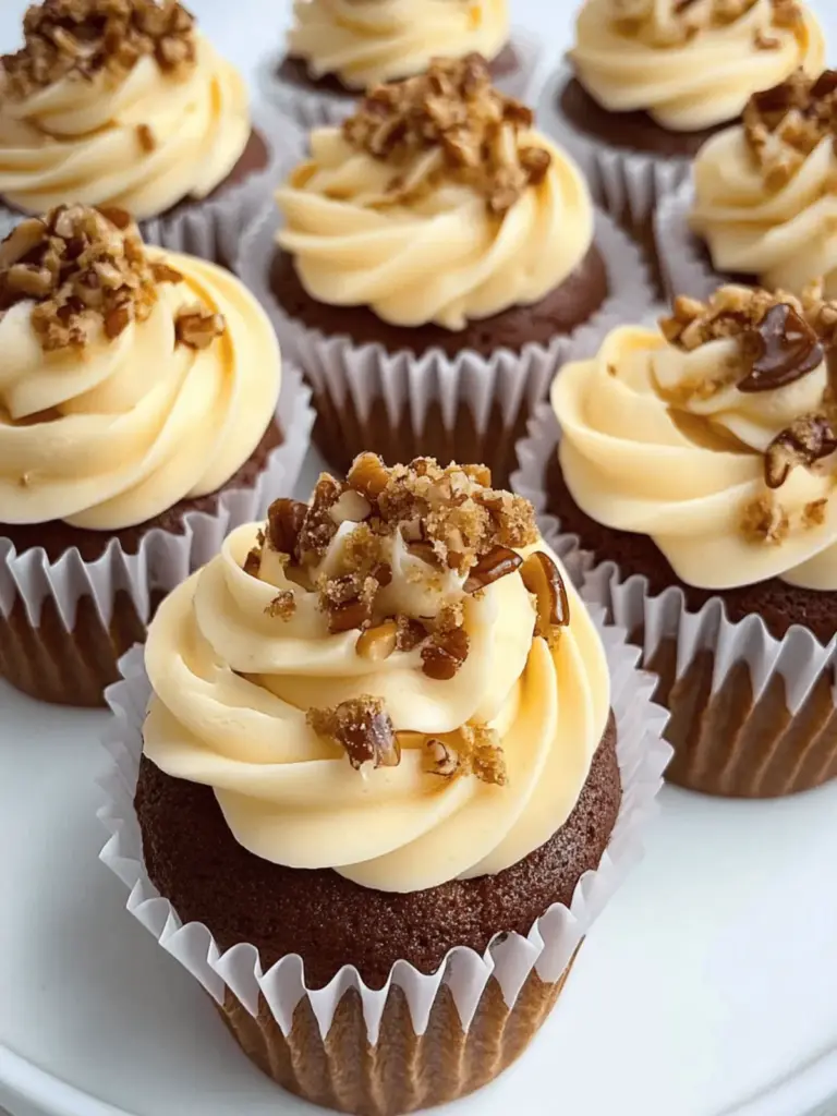 Toffee Nut Latte Cupcakes
