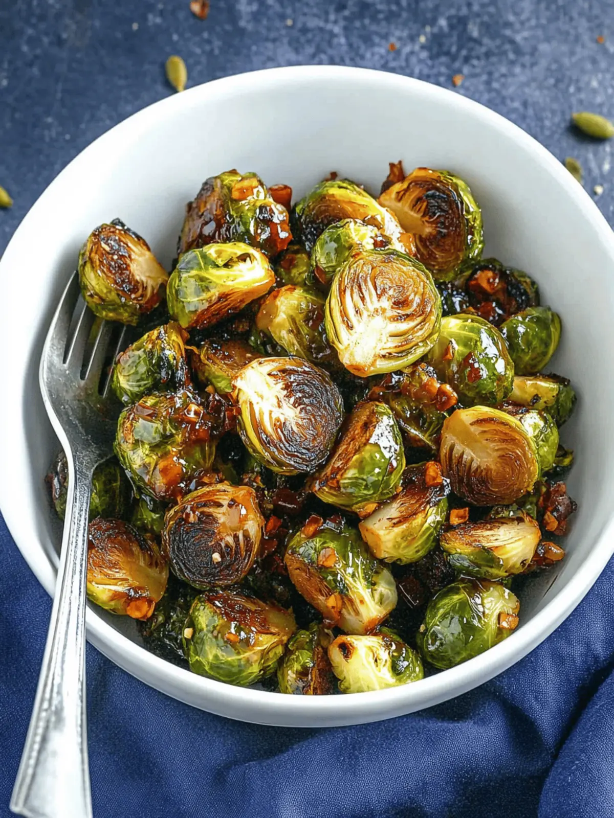 Honey Sriracha Brussels Sprouts
