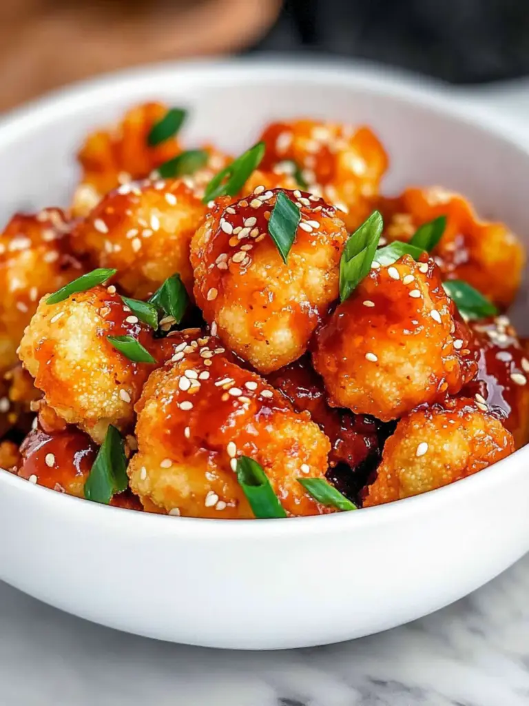 Breaded and Spicy Gochujang Cauliflower
