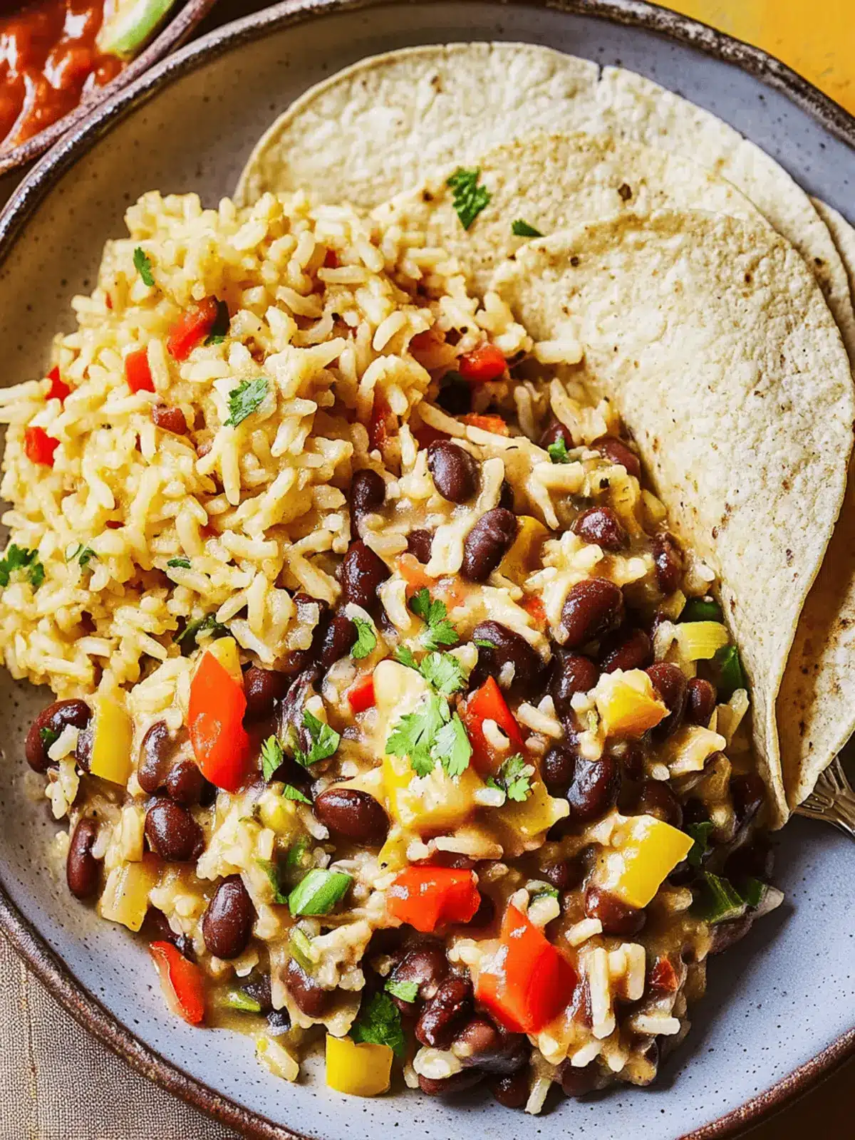 Gallo Pinto (Costa Rican Beans and Rice)