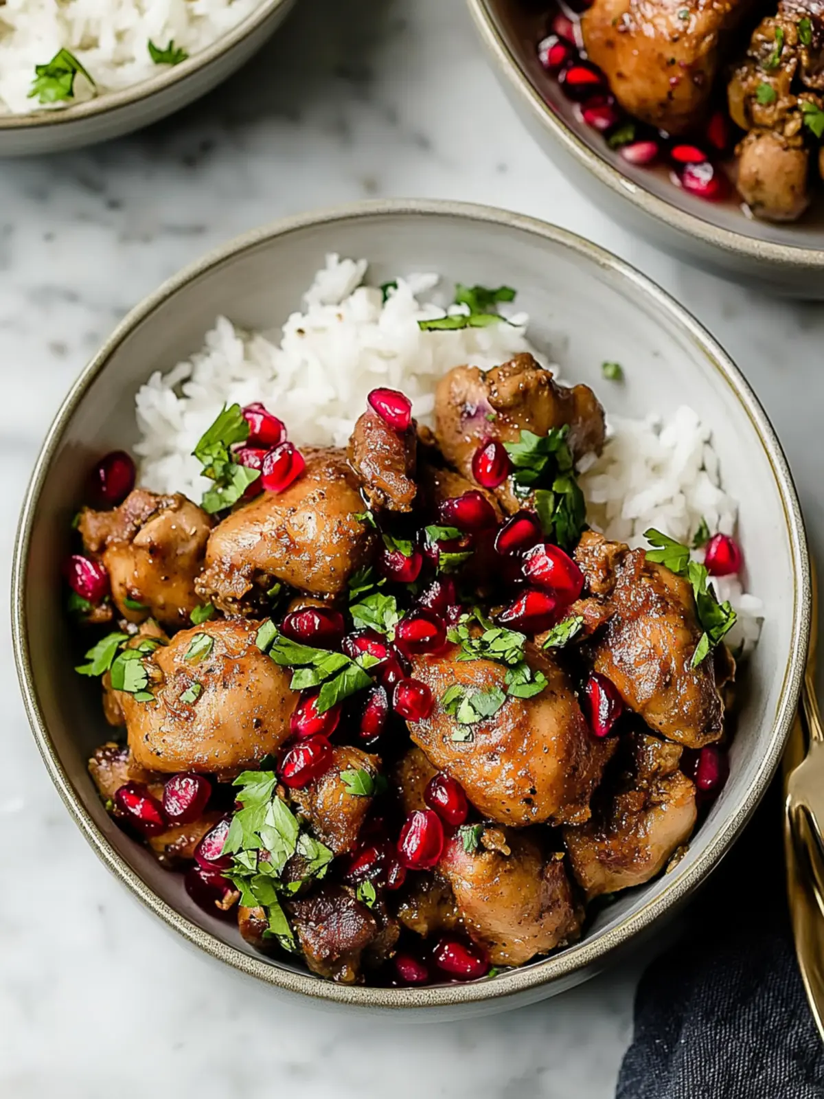 Spiced Pomegranate Chicken