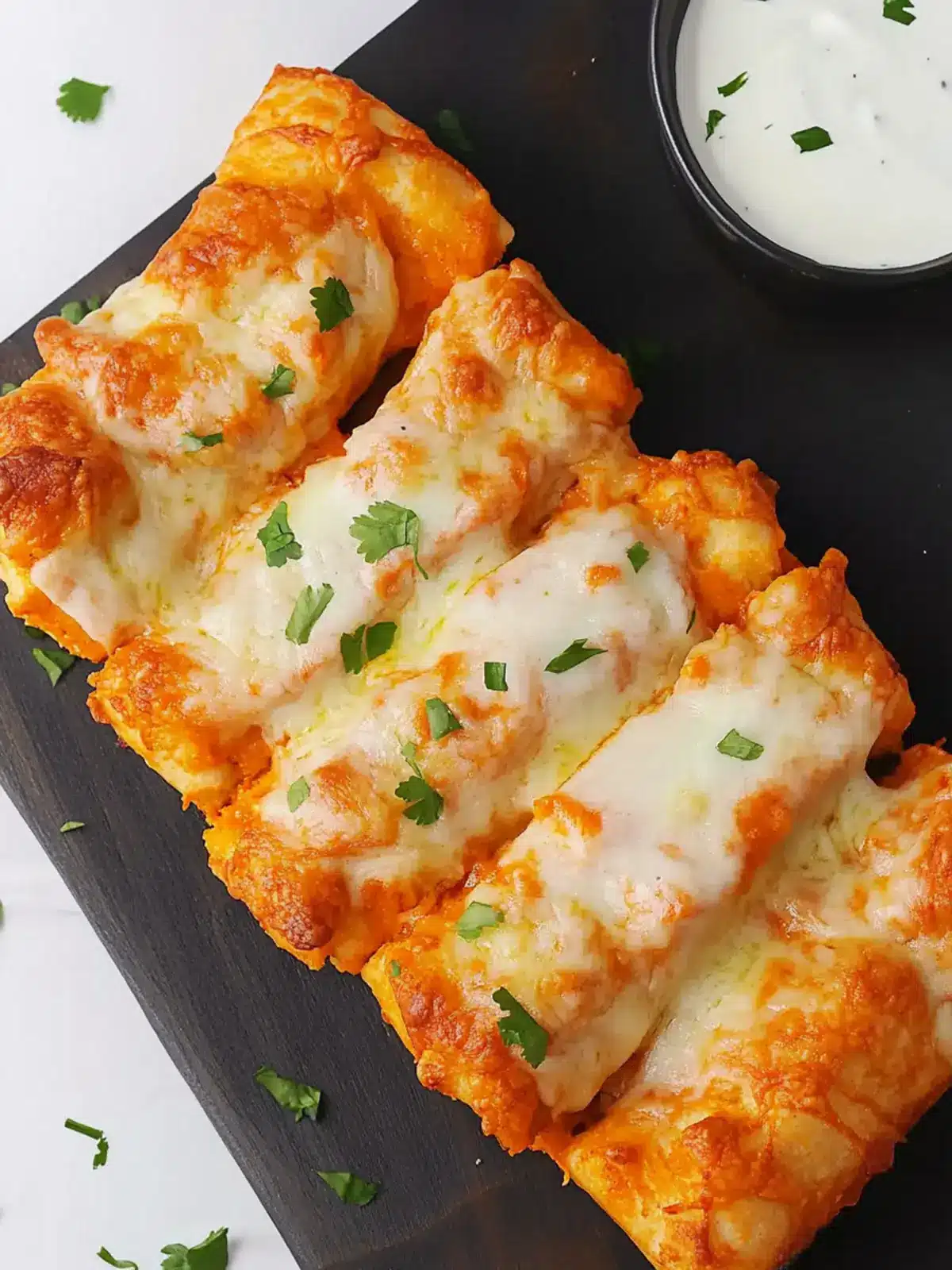 Buffalo Chicken Breadsticks