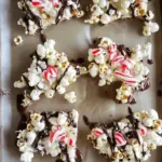 Chocolate Peppermint Popcorn Bark