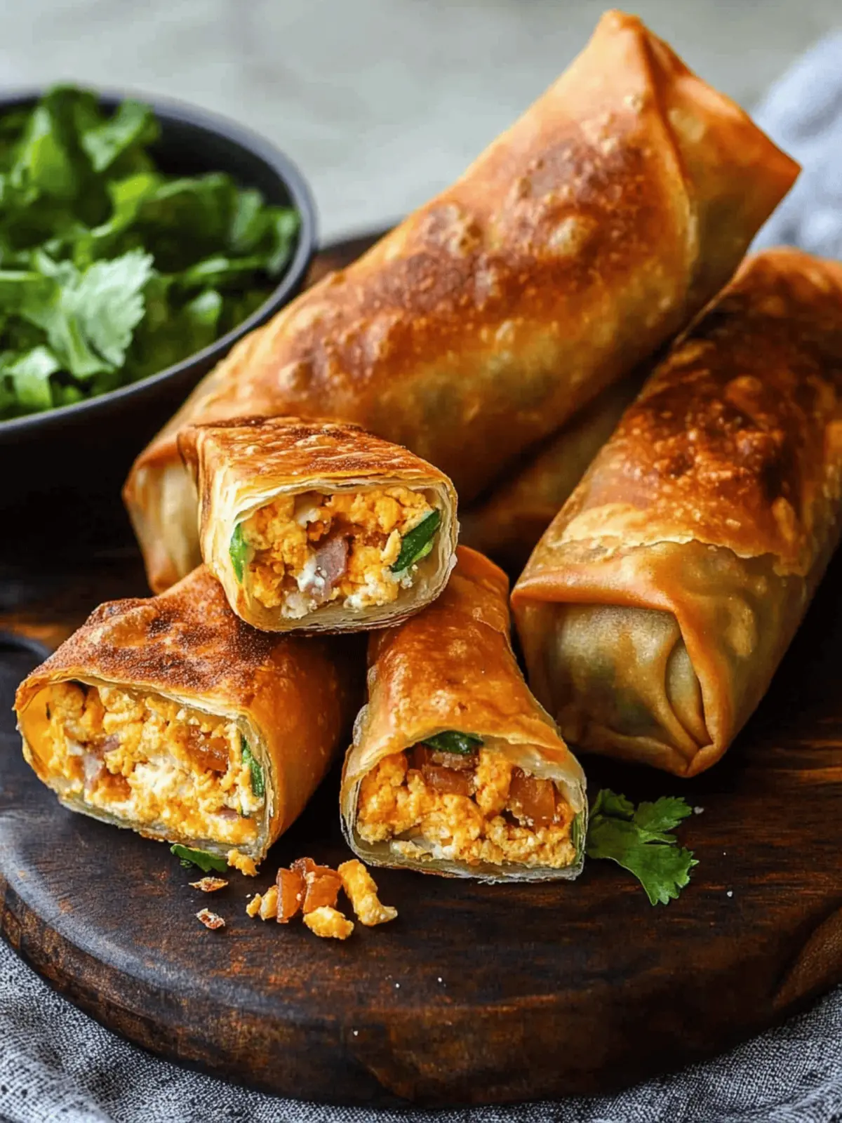 Nacho Egg Rolls