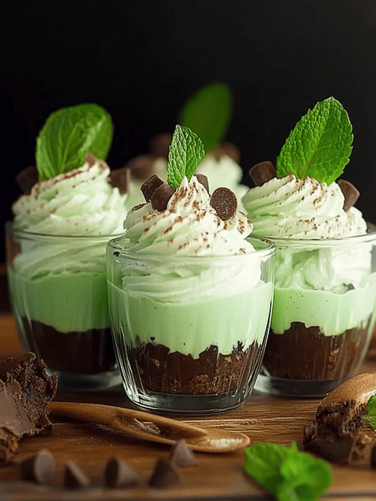 Mint Chip Cheesecake Mousse