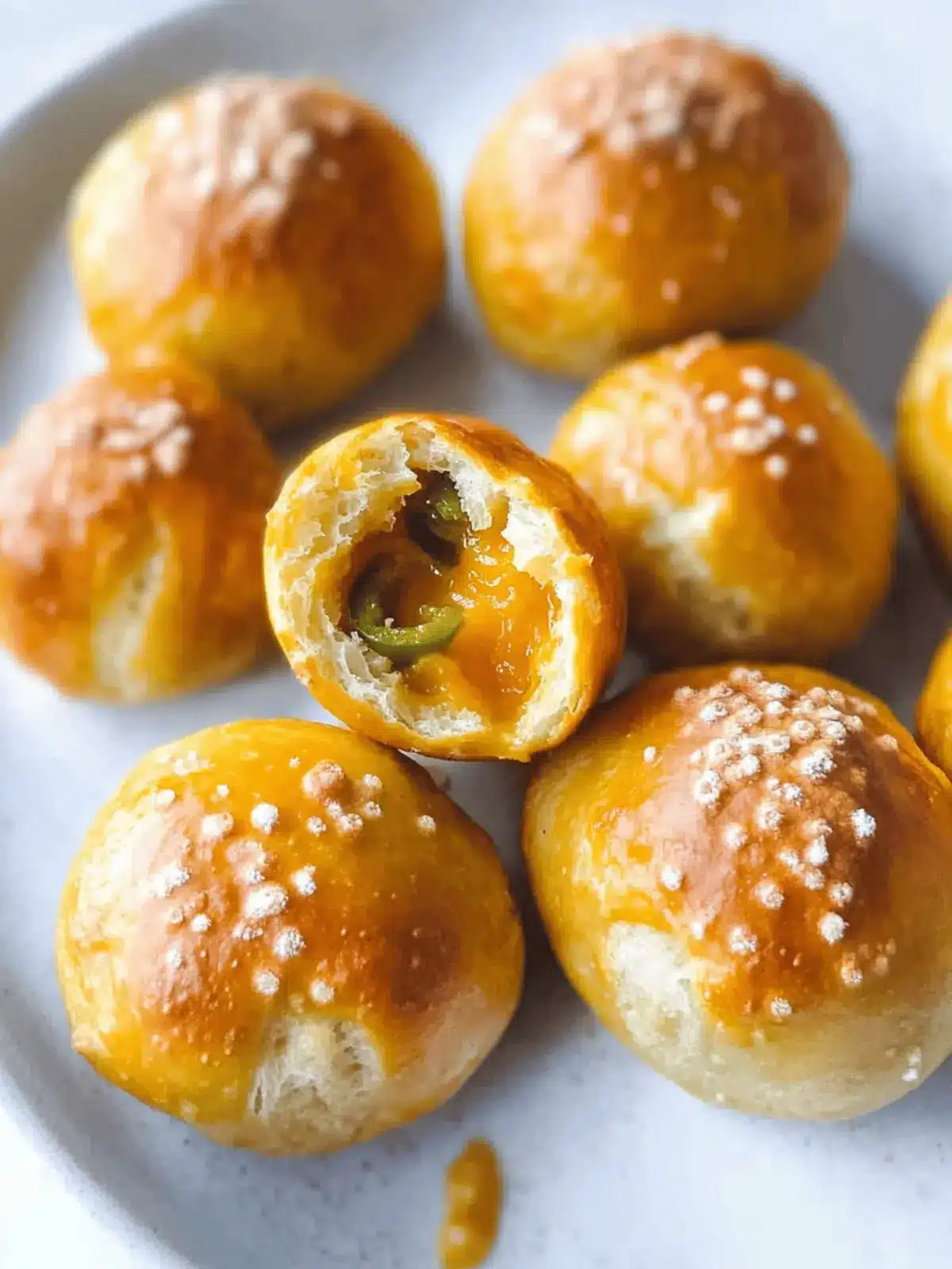 Cheddar Jalapeno Pretzel Bites