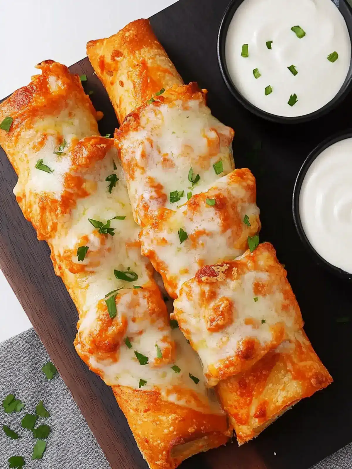 Buffalo Chicken Breadsticks