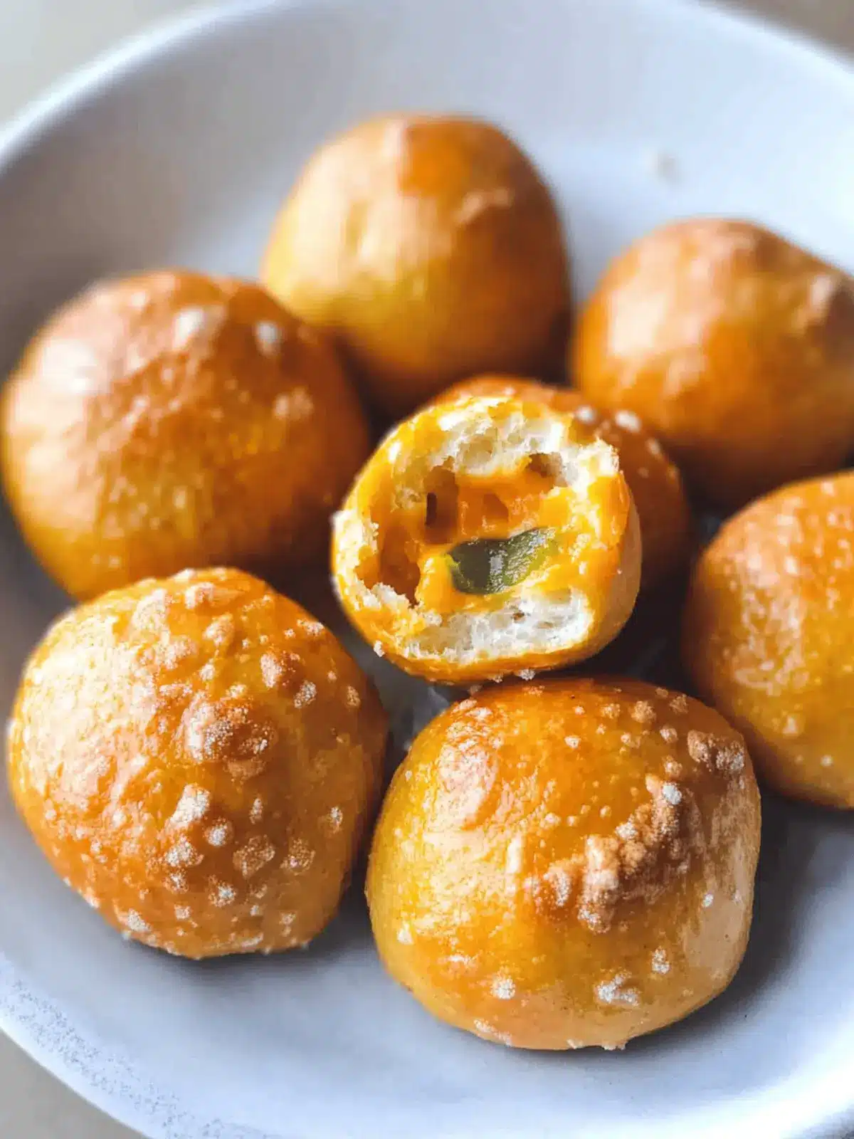 Cheddar Jalapeno Pretzel Bites