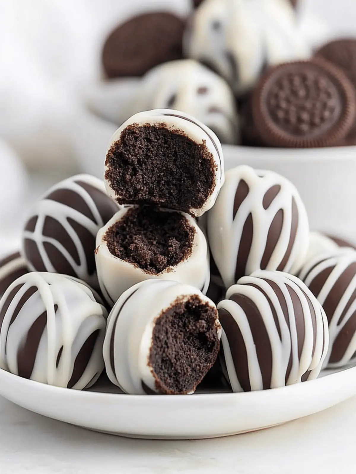 Cinnamon Roll Oreo Truffles