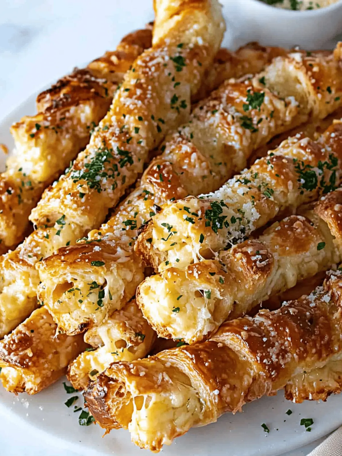 Cheesy Garlic Parmesan Twist: Irresistibly Easy Appetizer 4 Cheesy Garlic Parmesan Twist