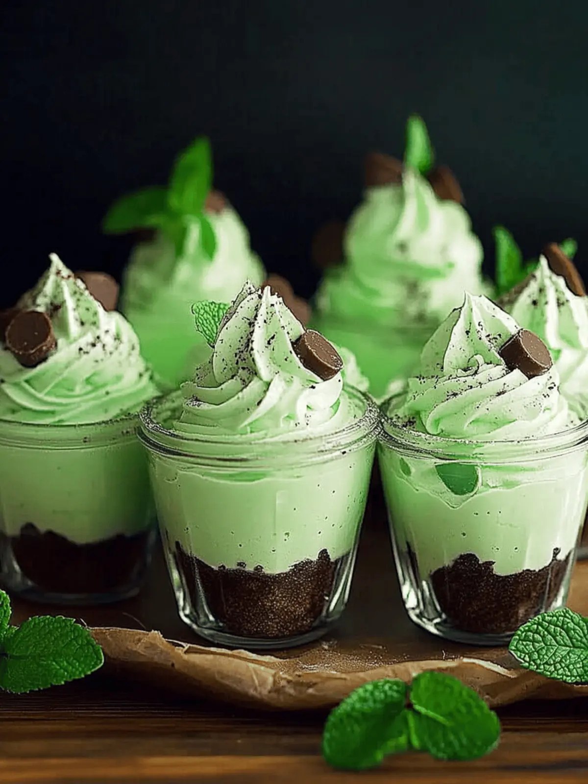 Mint Chip Cheesecake Mousse