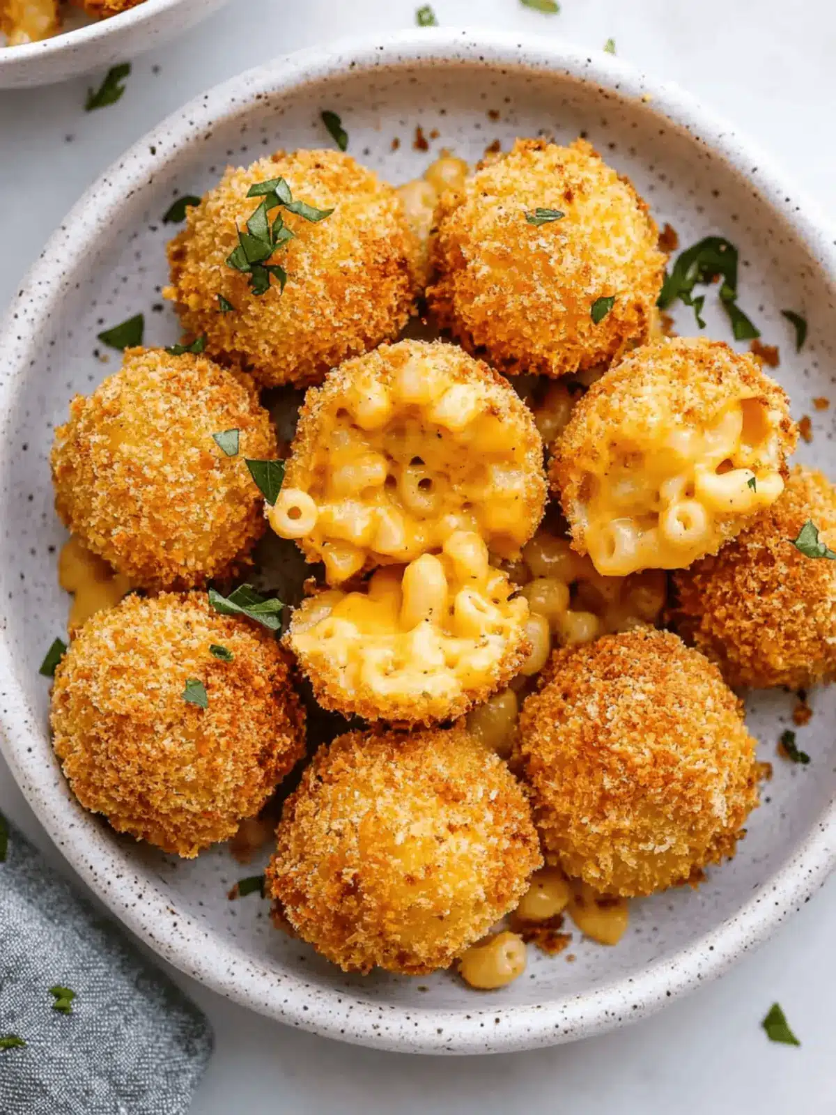 Crispy Air Fryer Mac and Cheese Balls for Ultimate Comfort Food 3 Air Fryer Mac and Cheese Balls