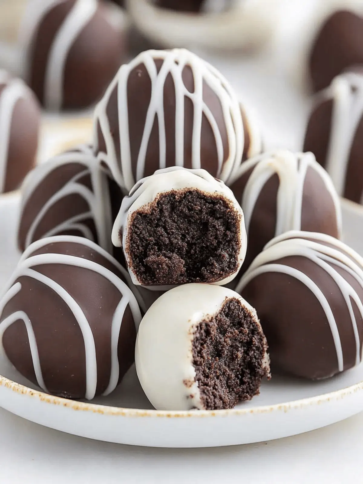 Cinnamon Roll Oreo Truffles