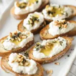 Whipped Ricotta Crostini with Honey: A Flavorful Delight 45 Whipped Ricotta Crostini with Honey