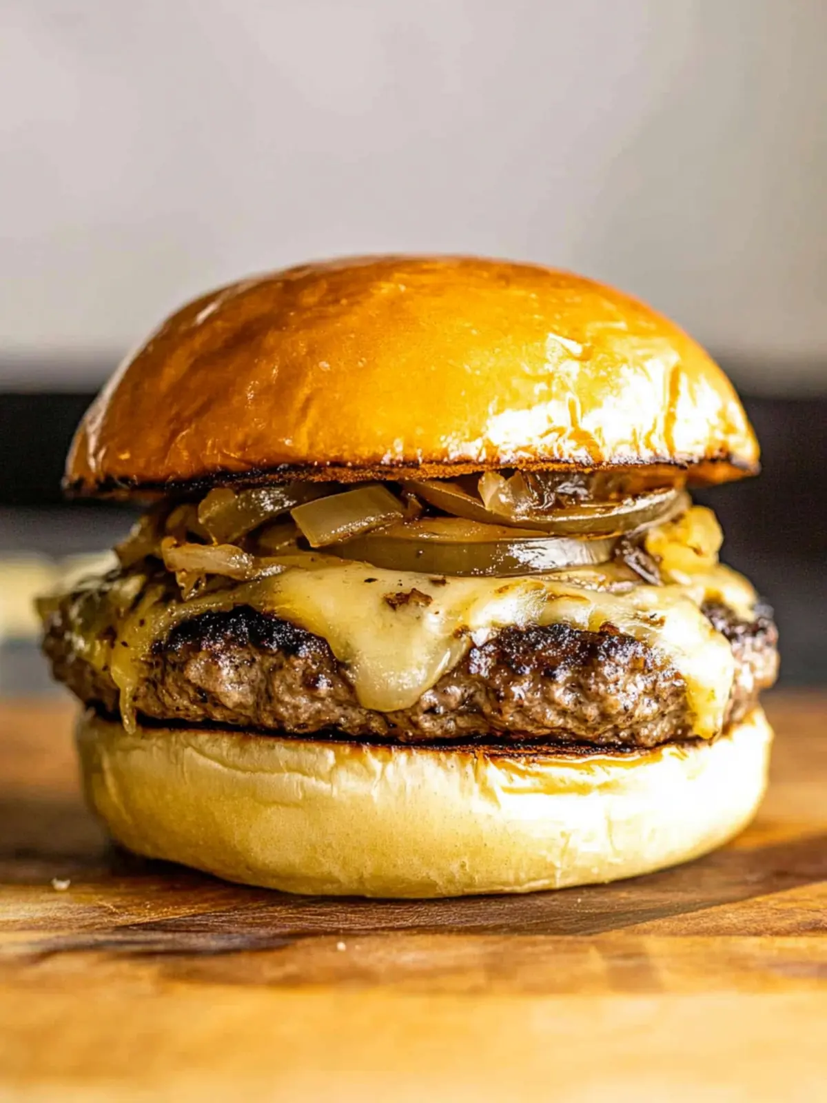 Caramelized Onion Burger