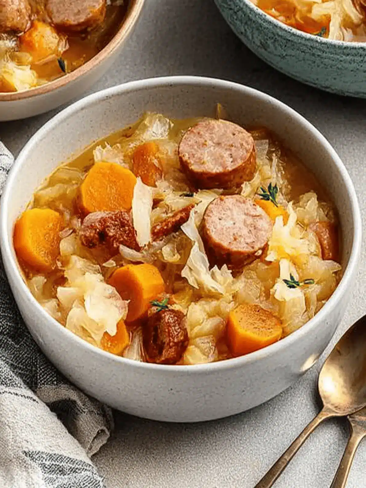 Sausage Sauerkraut Soup