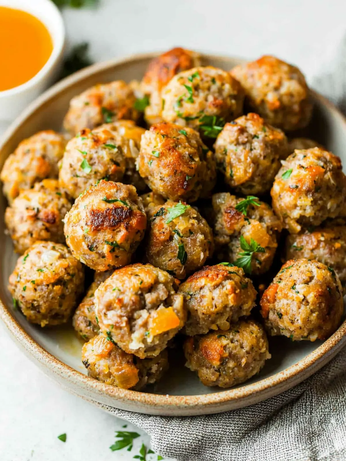 Savor the Flavor of Homemade Sausage Stuffing Balls 4 Sausage Stuffing Balls