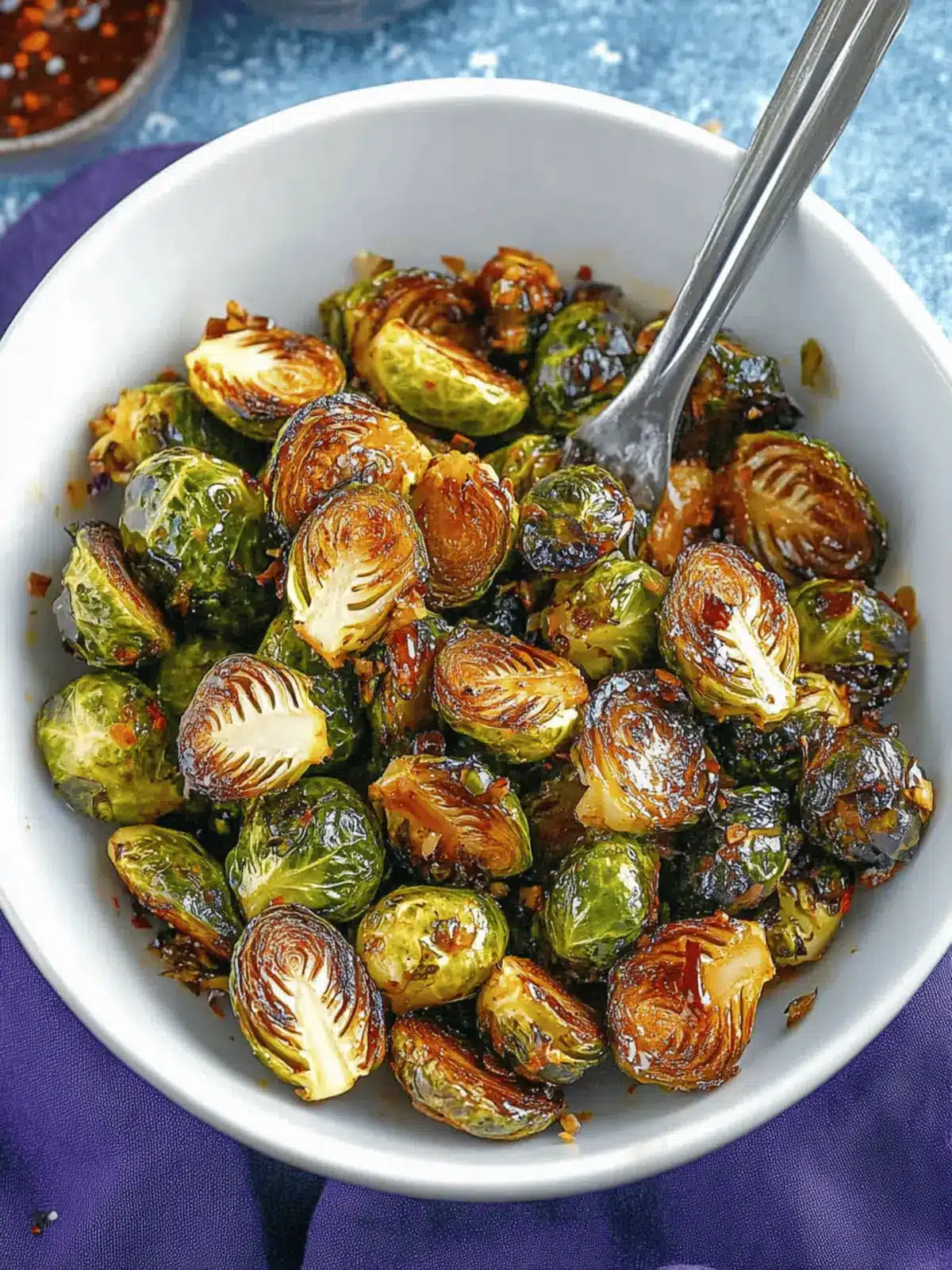 Honey Sriracha Brussels Sprouts