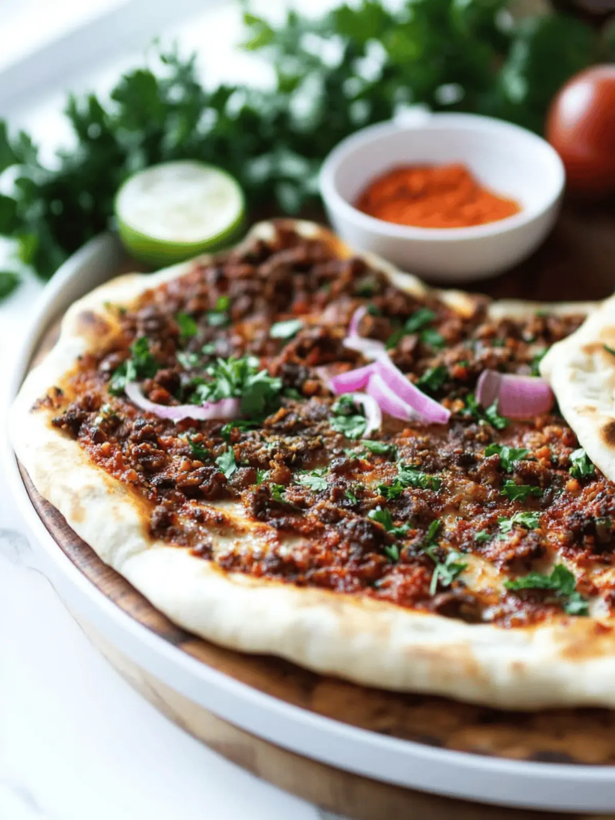 Lahmacun – Turkish Flatbread