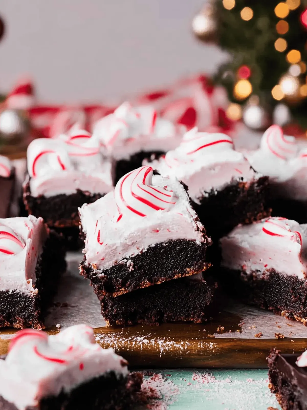 Decadent Peppermint Hot Fudge Bars for Festive Indulgence 2 peppermint hot fudge bars