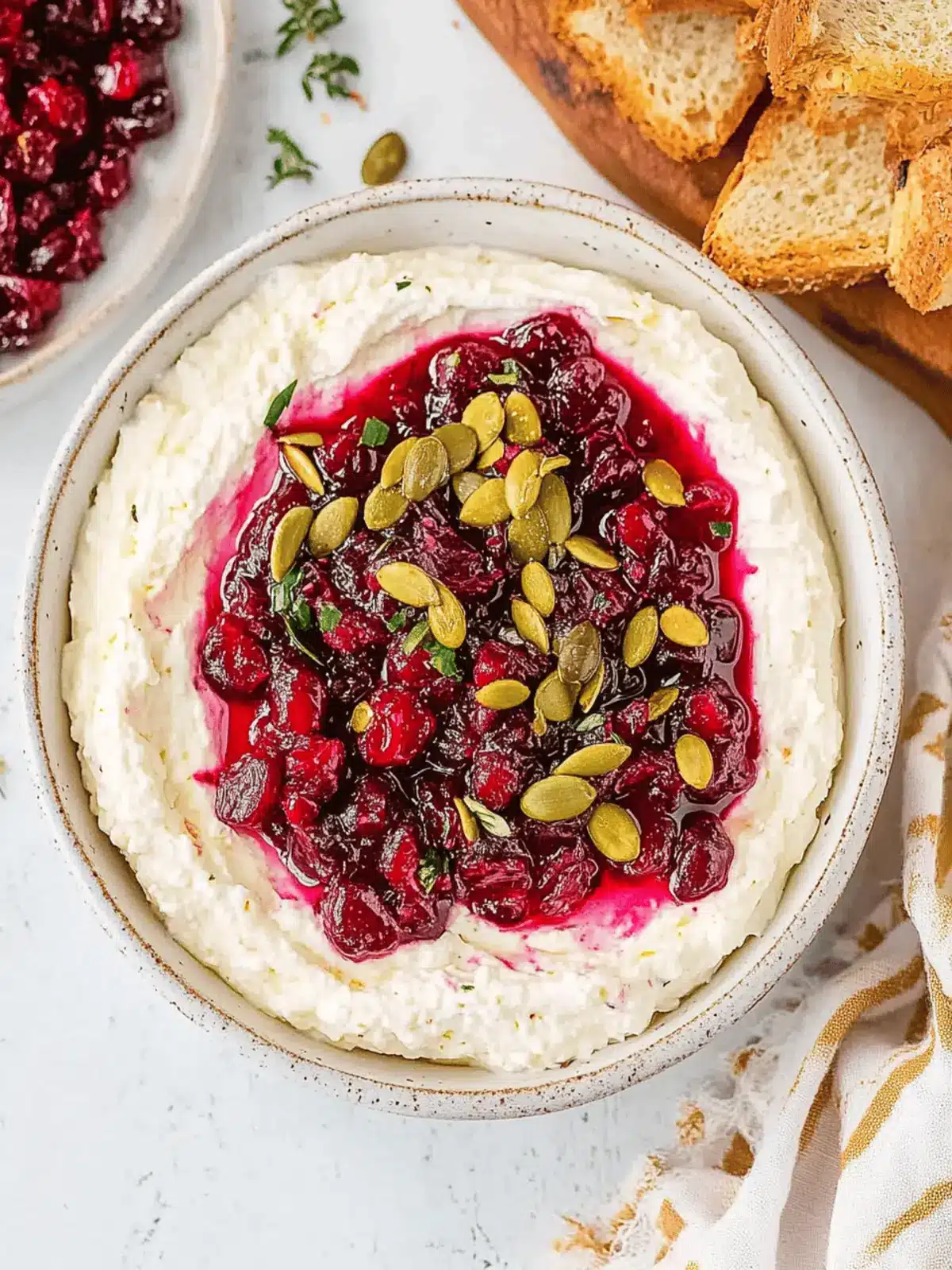 Cranberry Whipped Feta Dip