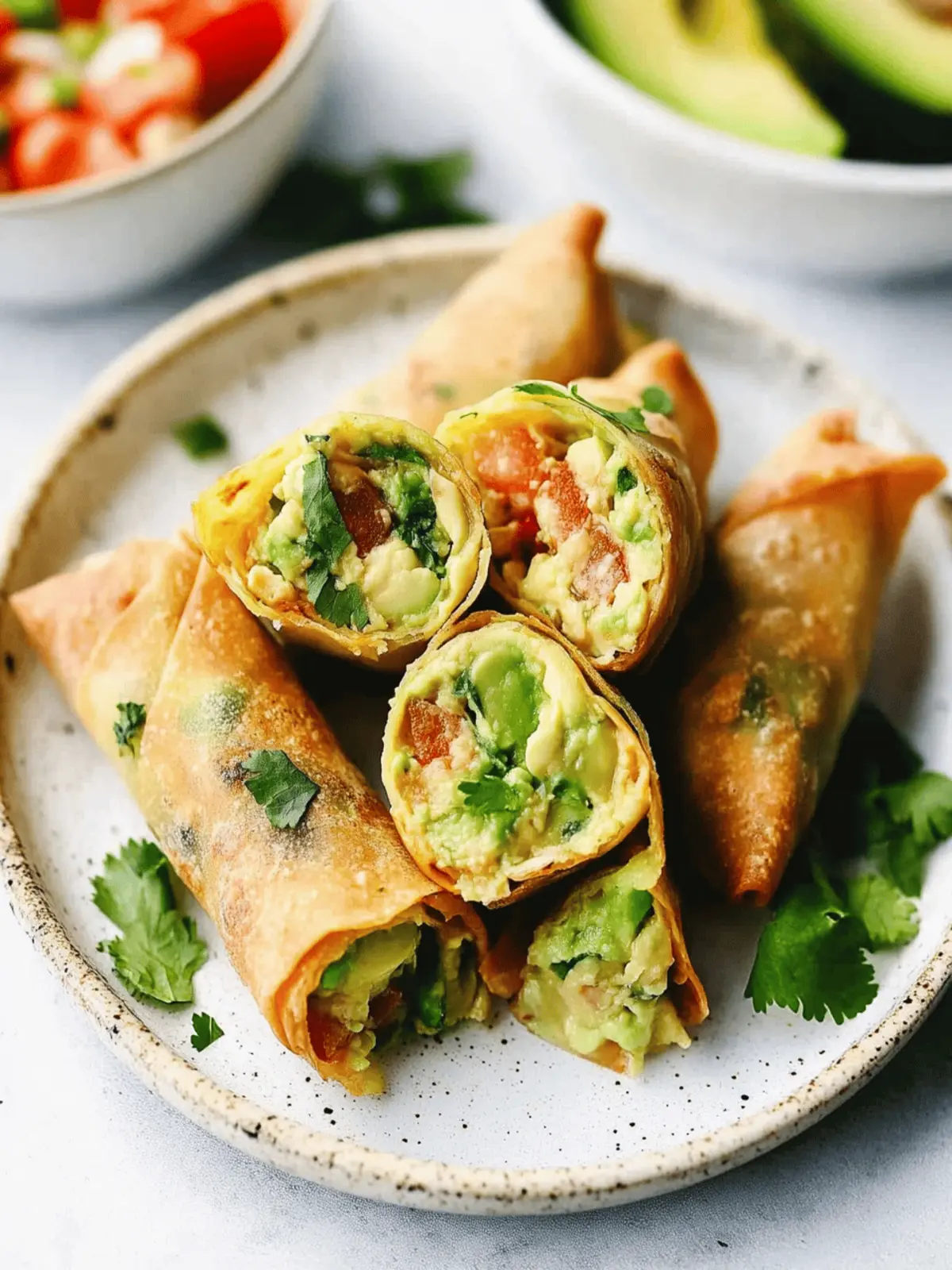 Avocado Egg Rolls