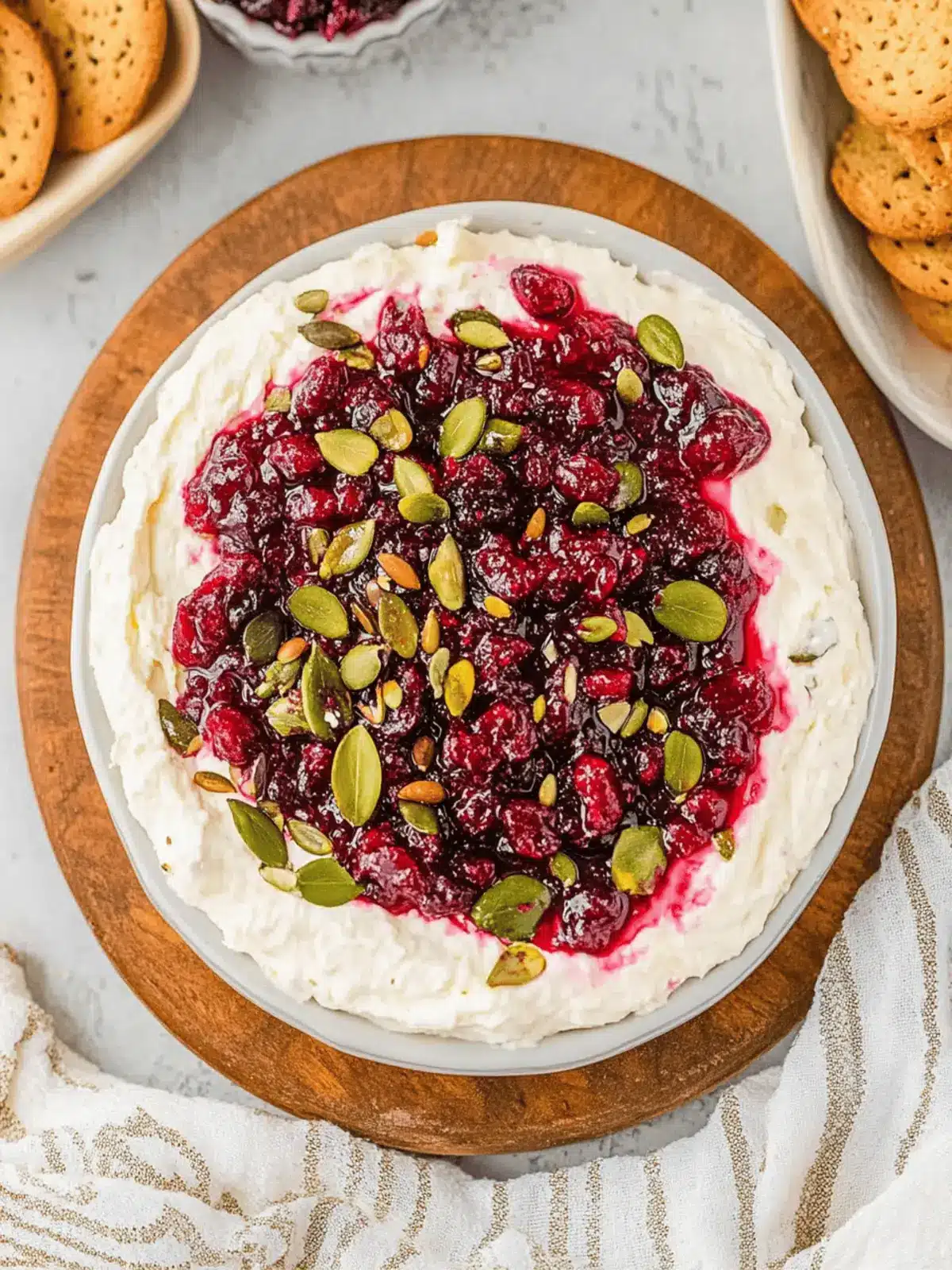 Cranberry Whipped Feta Dip