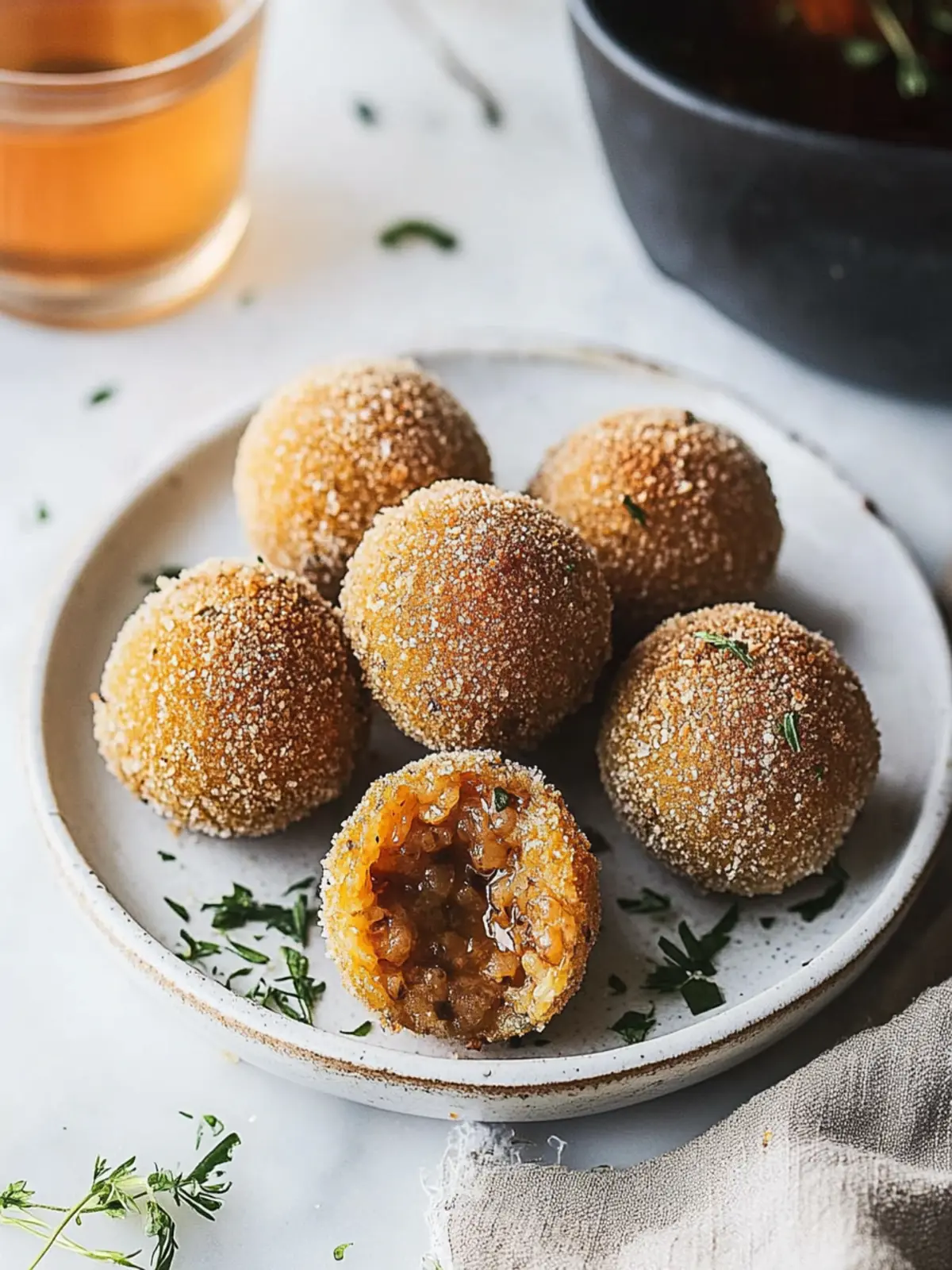 porcini truffle arancini
