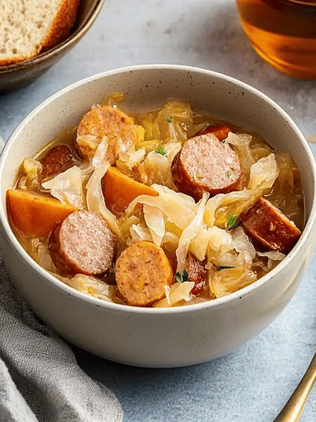 Sausage Sauerkraut Soup