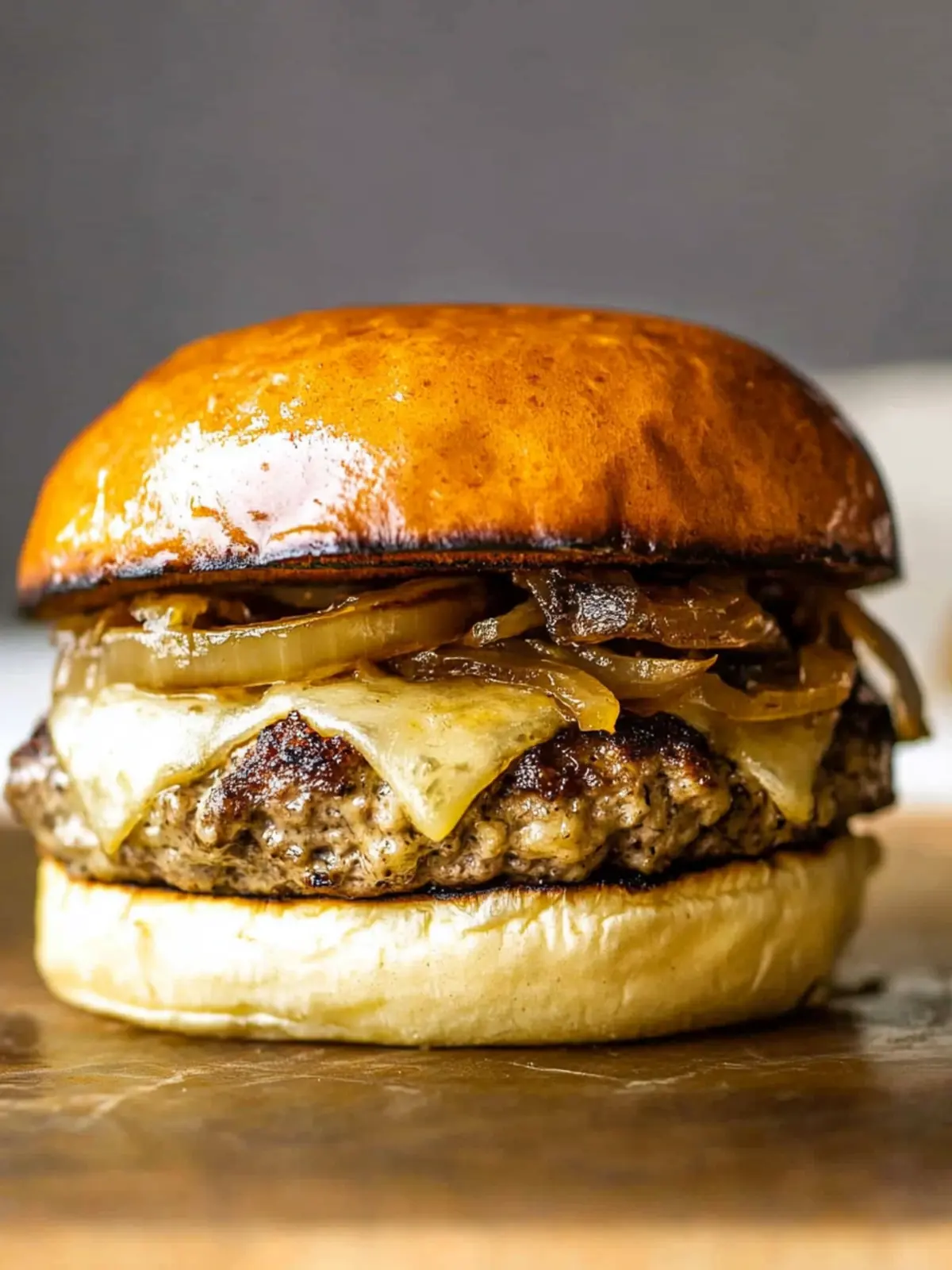 Caramelized Onion Burger