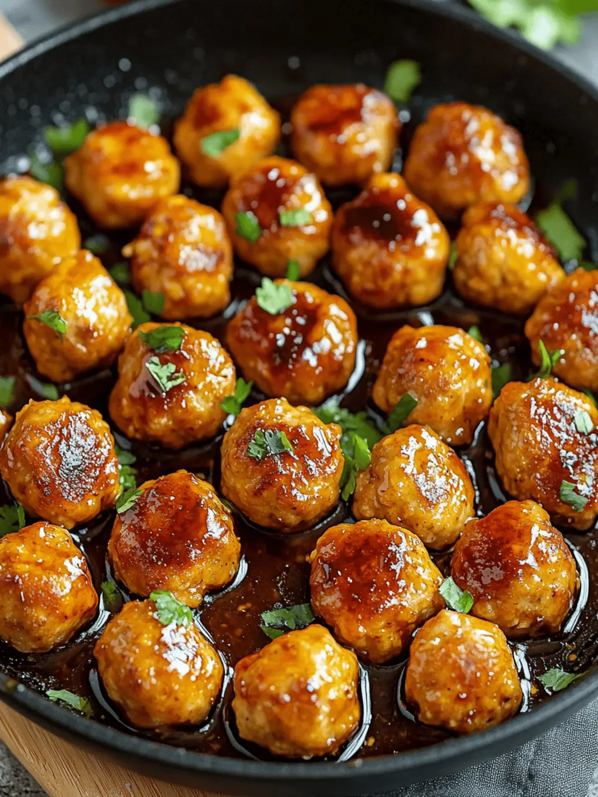 Delicious Chicken Meatballs With Honey Garlic Soy Sauce Magic 2 Chicken Meatballs With Honey Garlic Soy Sauce