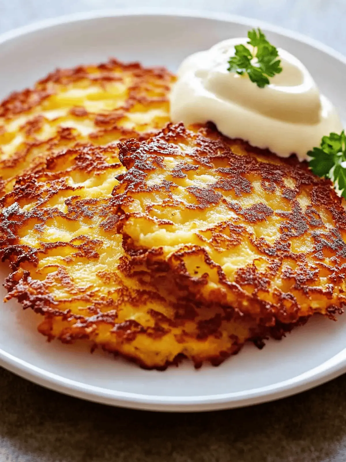 Crispy Kartoffelpuffer: The Ultimate German Potato Pancakes 4 Kartoffelpuffer (German Potato Pancakes)
