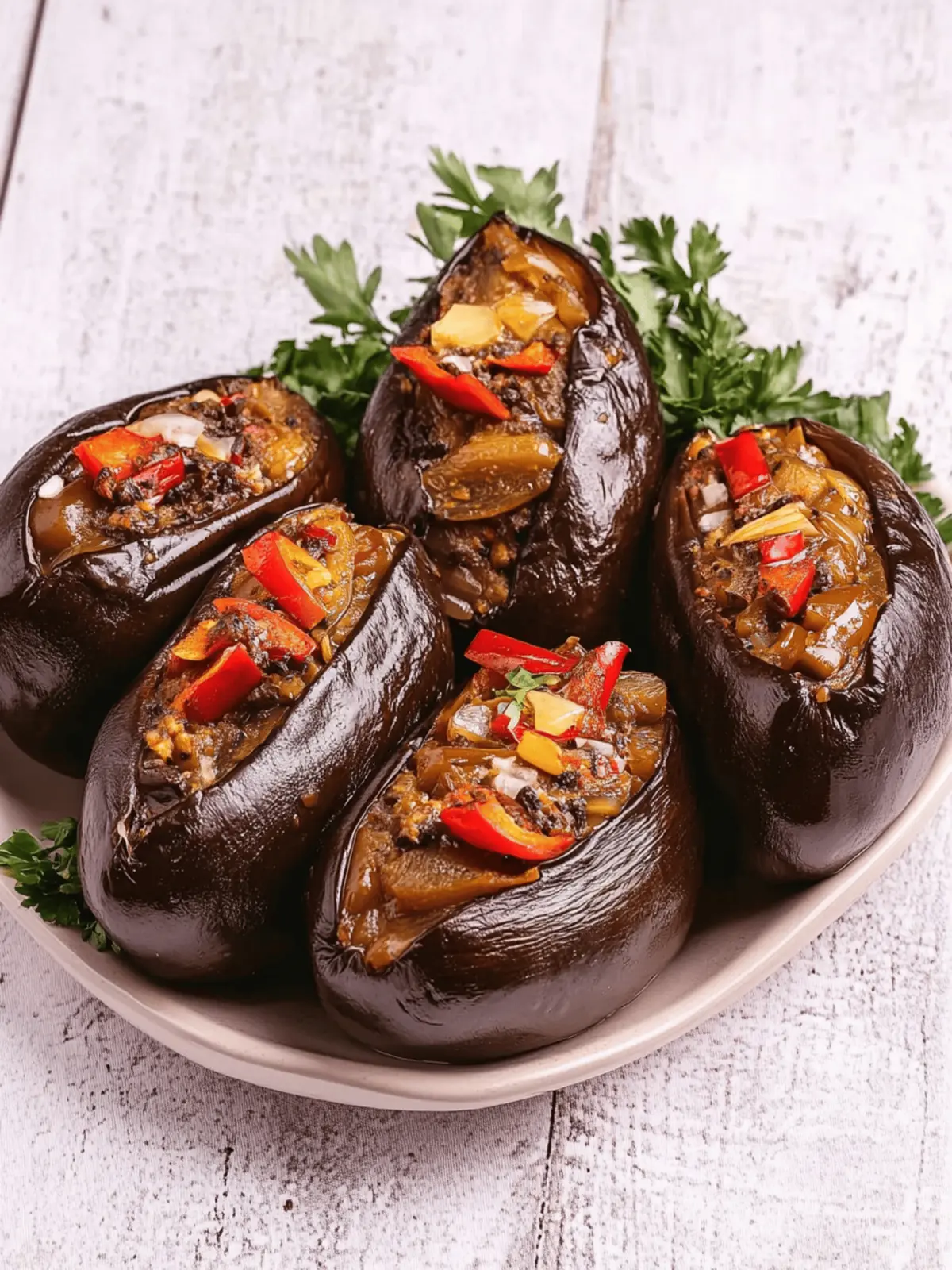 Irresistible Lebanese Makdous: Your New Favorite Eggplant Treat 4 Lebanese Makdous (Stuffed Pickled Eggplant)