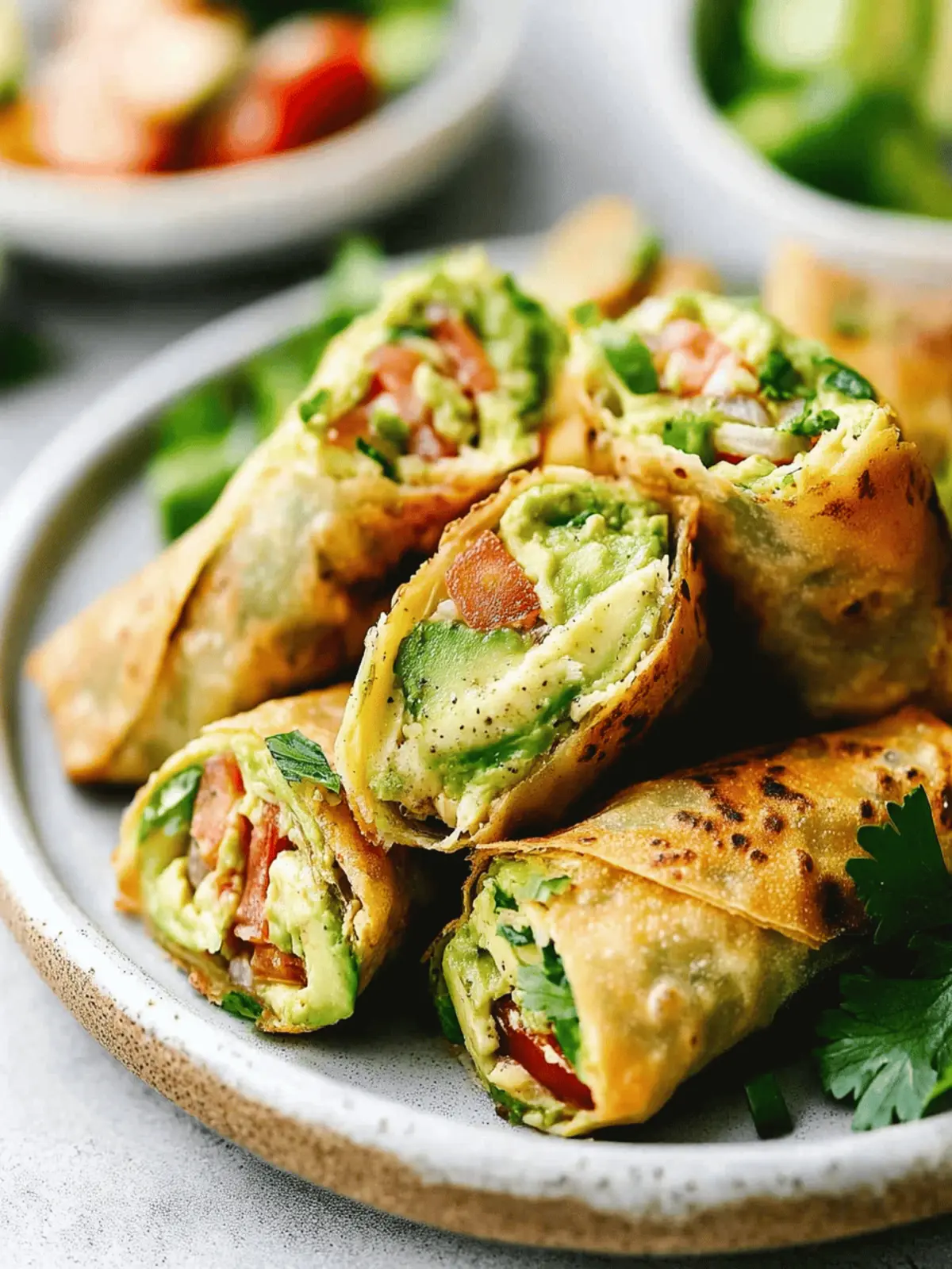 Avocado Egg Rolls