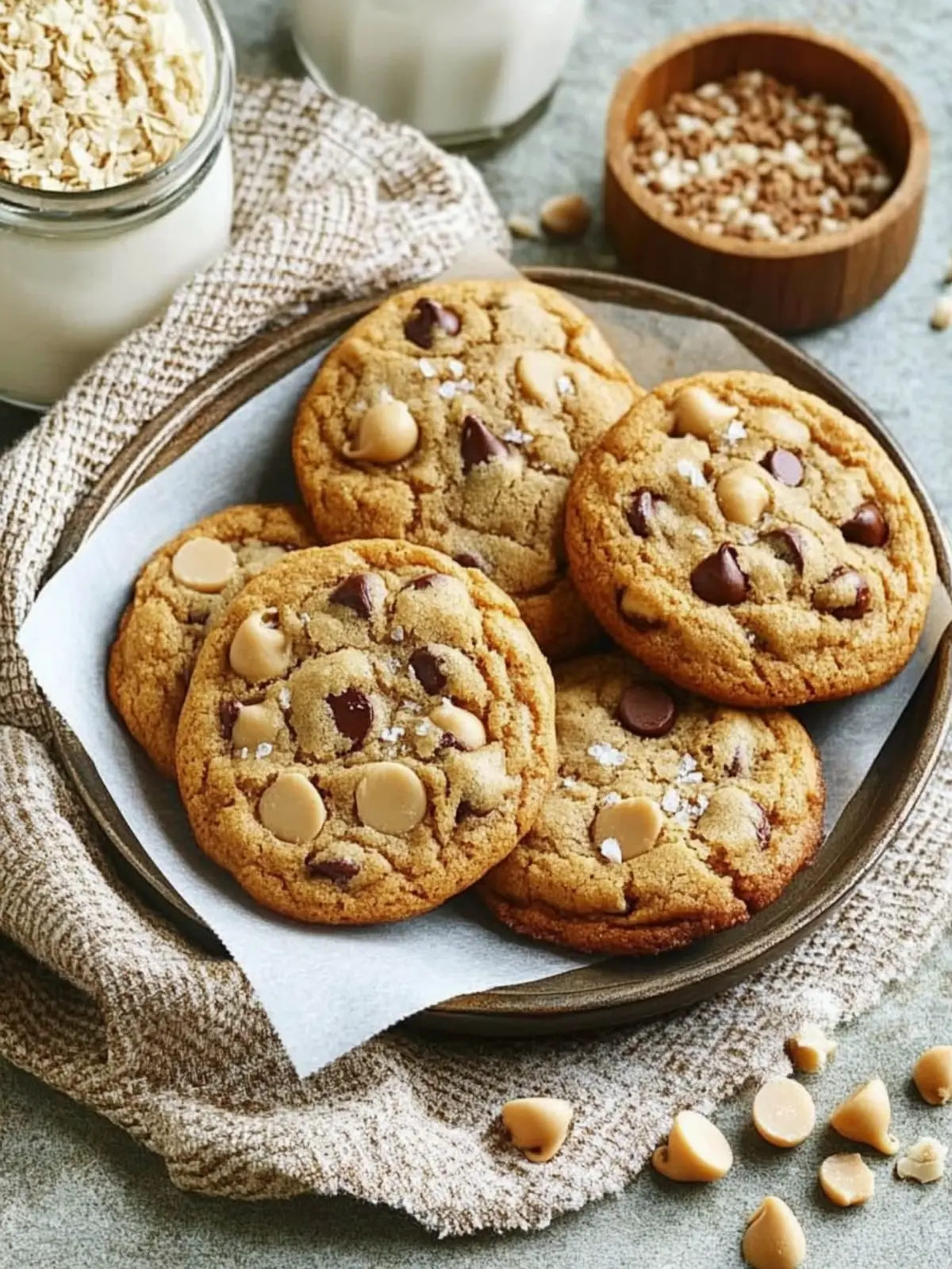 Salty Peanut Chocolate Chip Cookies