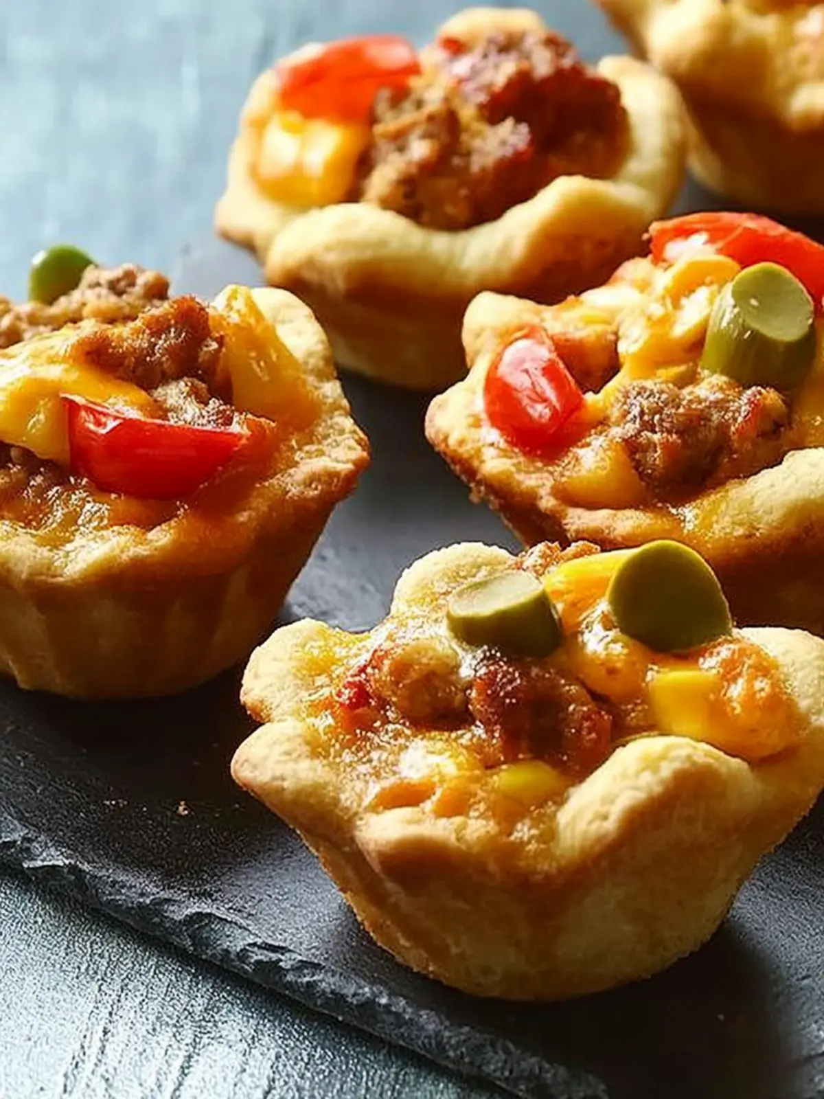 Burger muffins- Party snacks for New Year