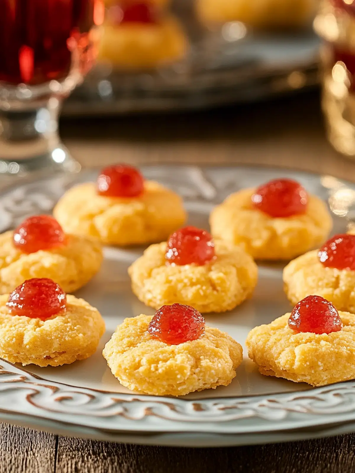 Pimento Cheese Thumbprint Crackers for New Year Celebrations 2 Pimento Cheese Thumbprint Crackers- New Year dessert ideas