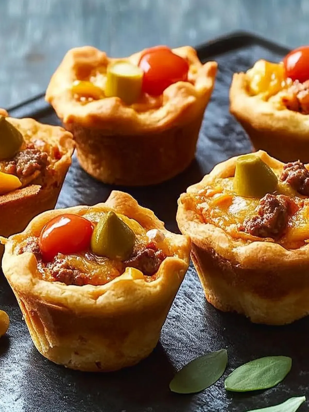 Burger muffins- Party snacks for New Year