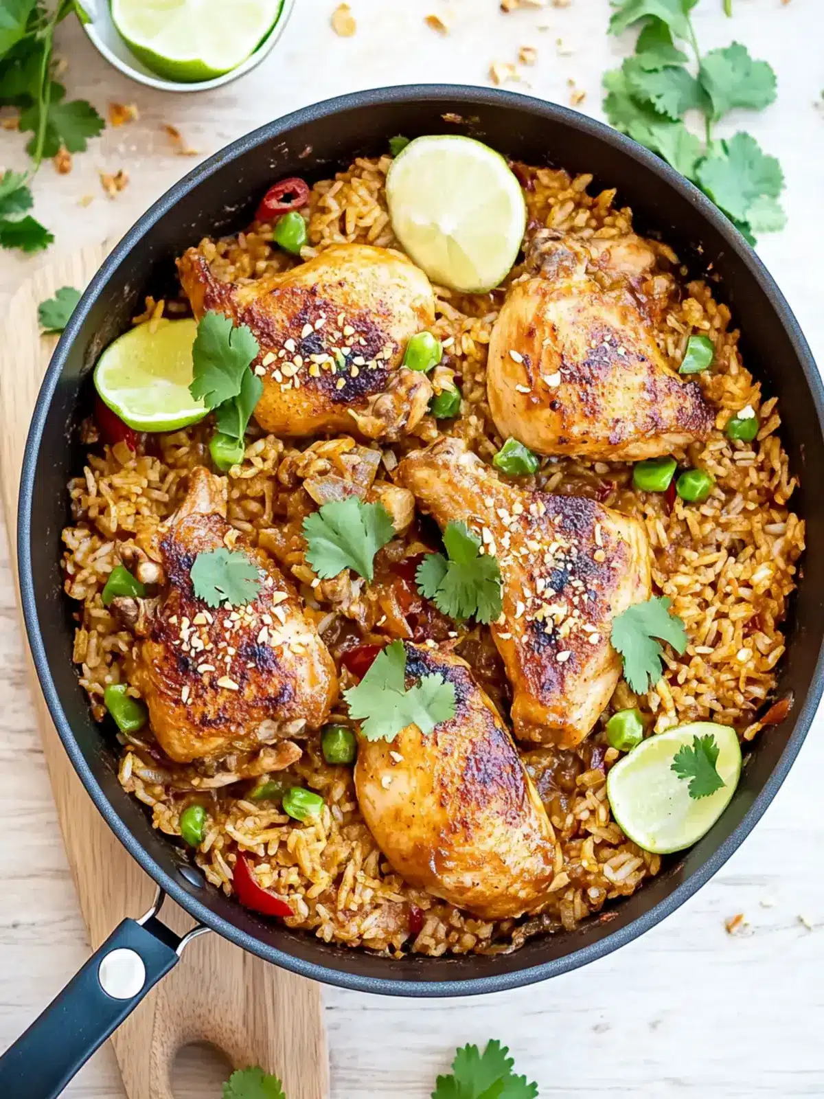 One-Pan Satay-style Chicken and Rice for Effortless Comfort 5 One-pan Satay-style Chicken and Rice