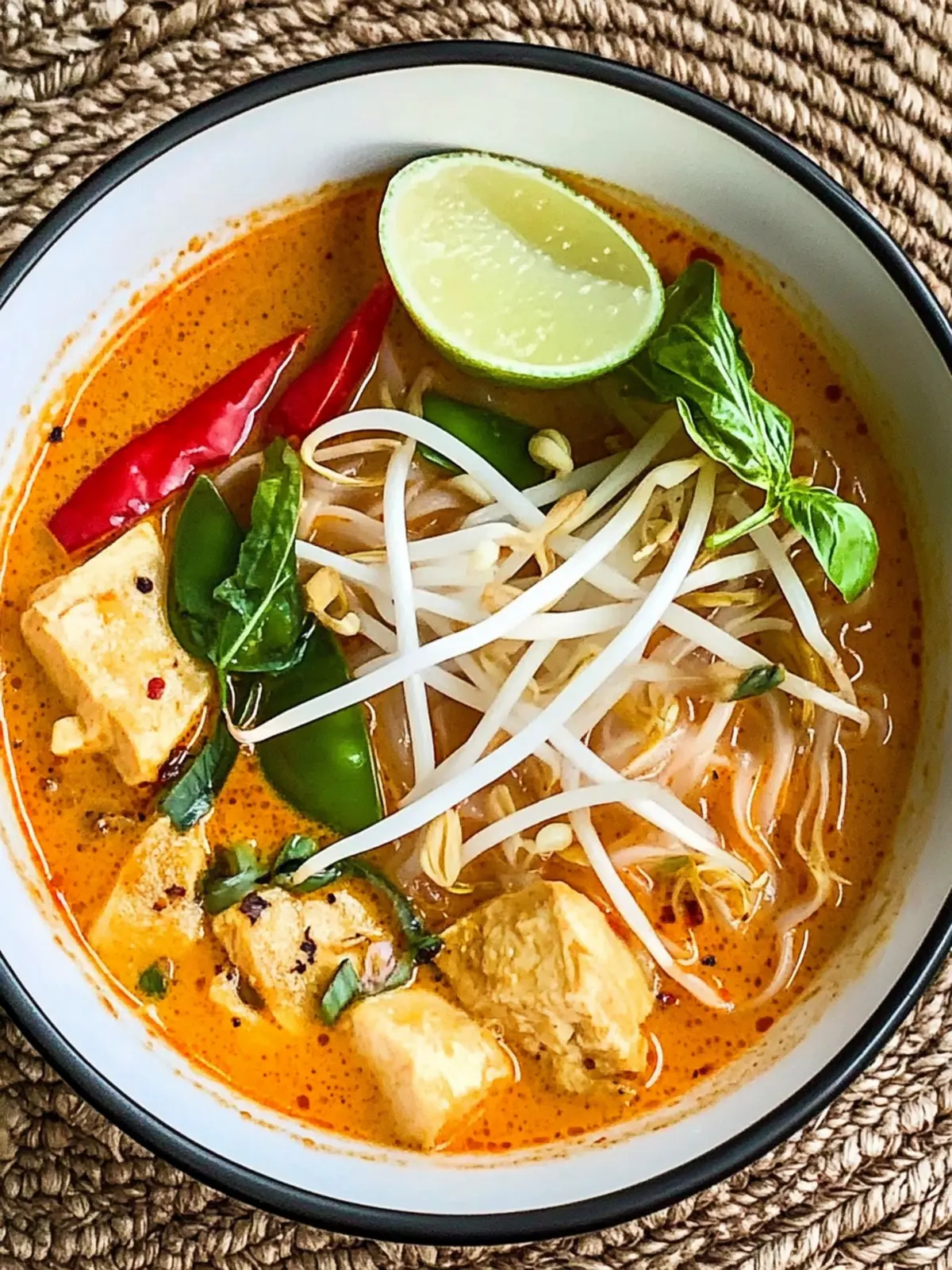 Coconut Red Curry Noodle Soup