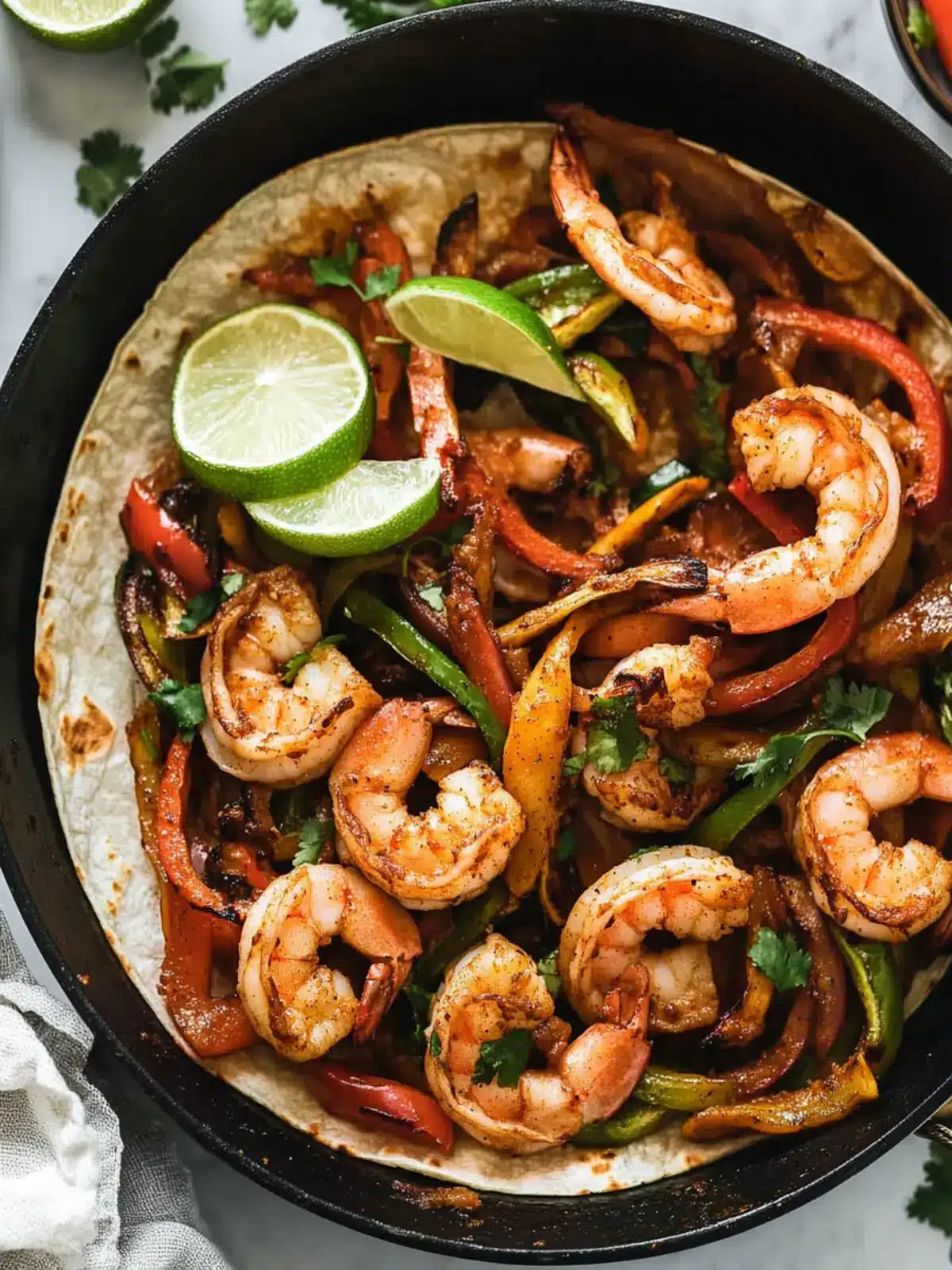 Shrimp Fajitas
