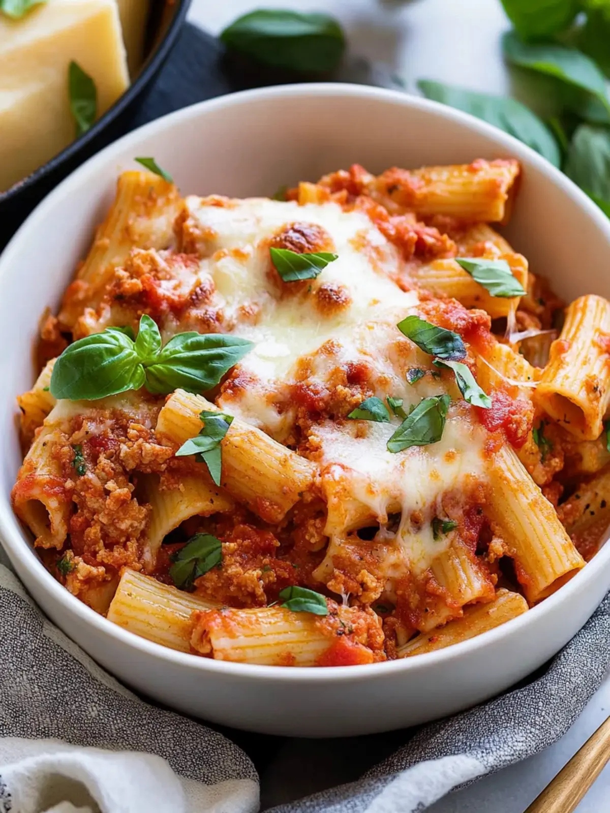 Cheesy Baked Rigatoni Recipe for Comfort Food Lovers 2 Baked Rigatoni