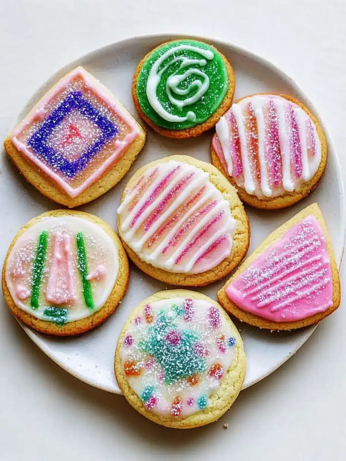 Frosted Holiday Sugar Cookies