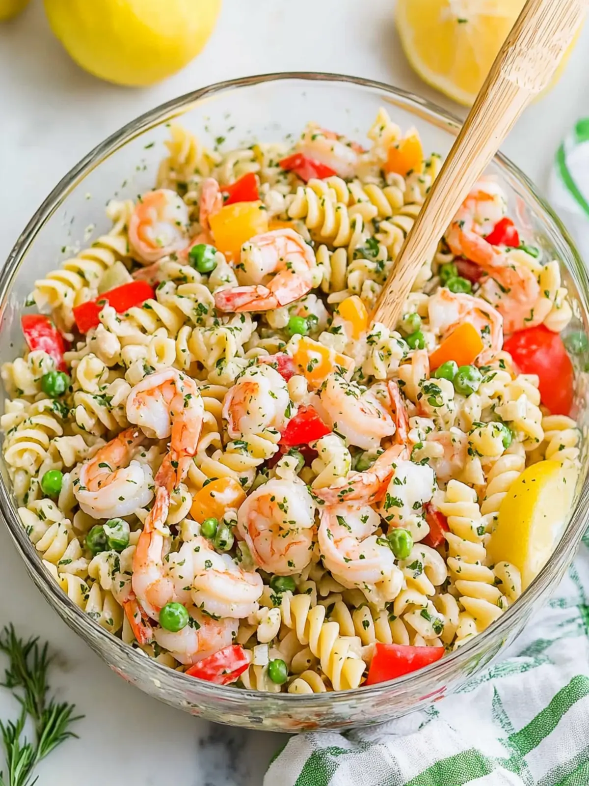 Zesty Shrimp Pasta Salad for a Refreshing Summer Feast 4 Shrimp Pasta Salad