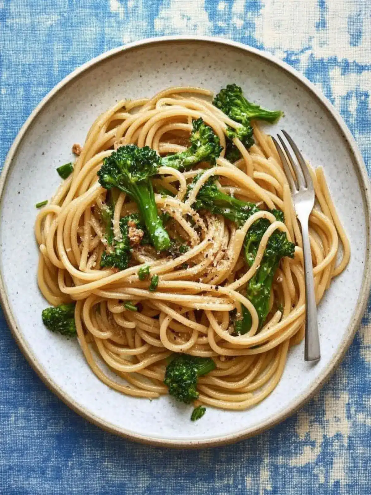 Pasta With Chinese Broccoli